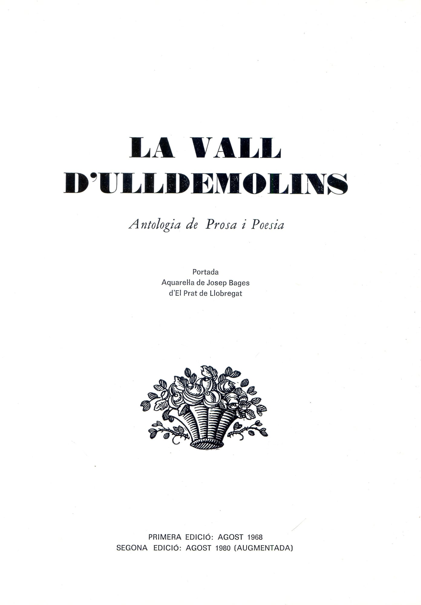 Vall d'Ulldemolins, La : Antologia de Prosa i Poesia - Miniatura 2