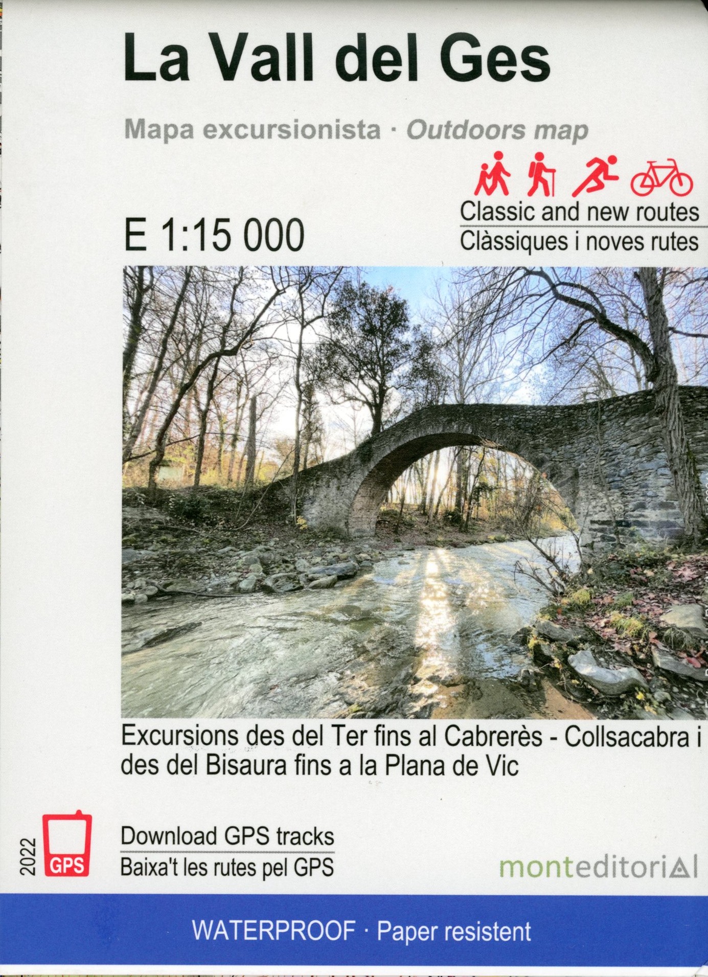 Vall del Ges, La : Excursions des del Ter fins al Cabrerès - Collsacabra i des del Bisaura fins a la Plana de Vic - Portada