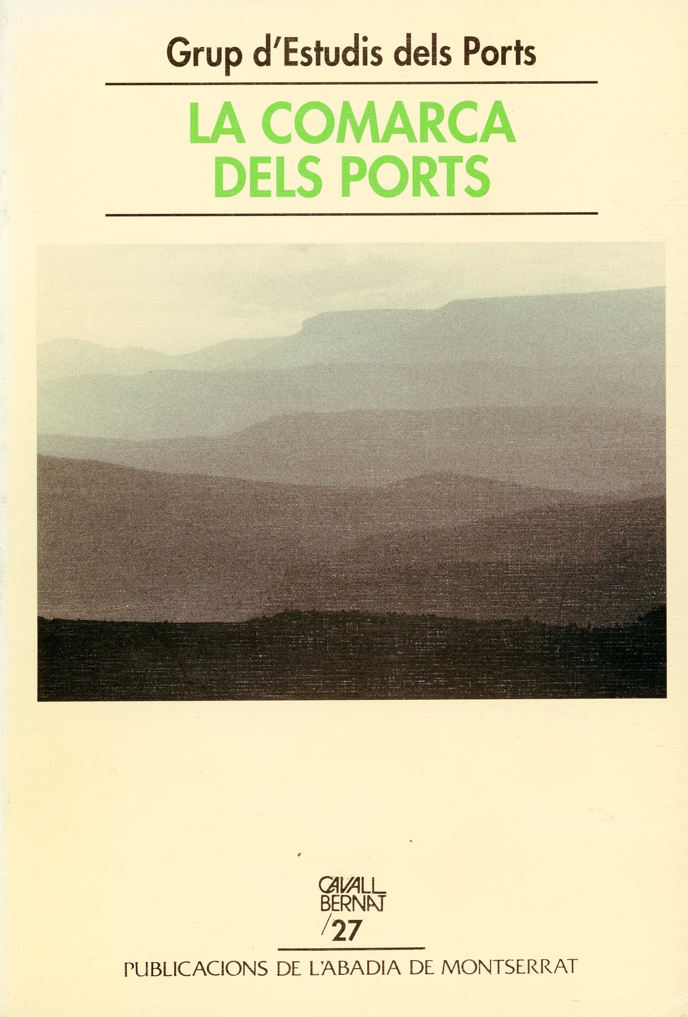 Comarca dels Ports, La - Portada