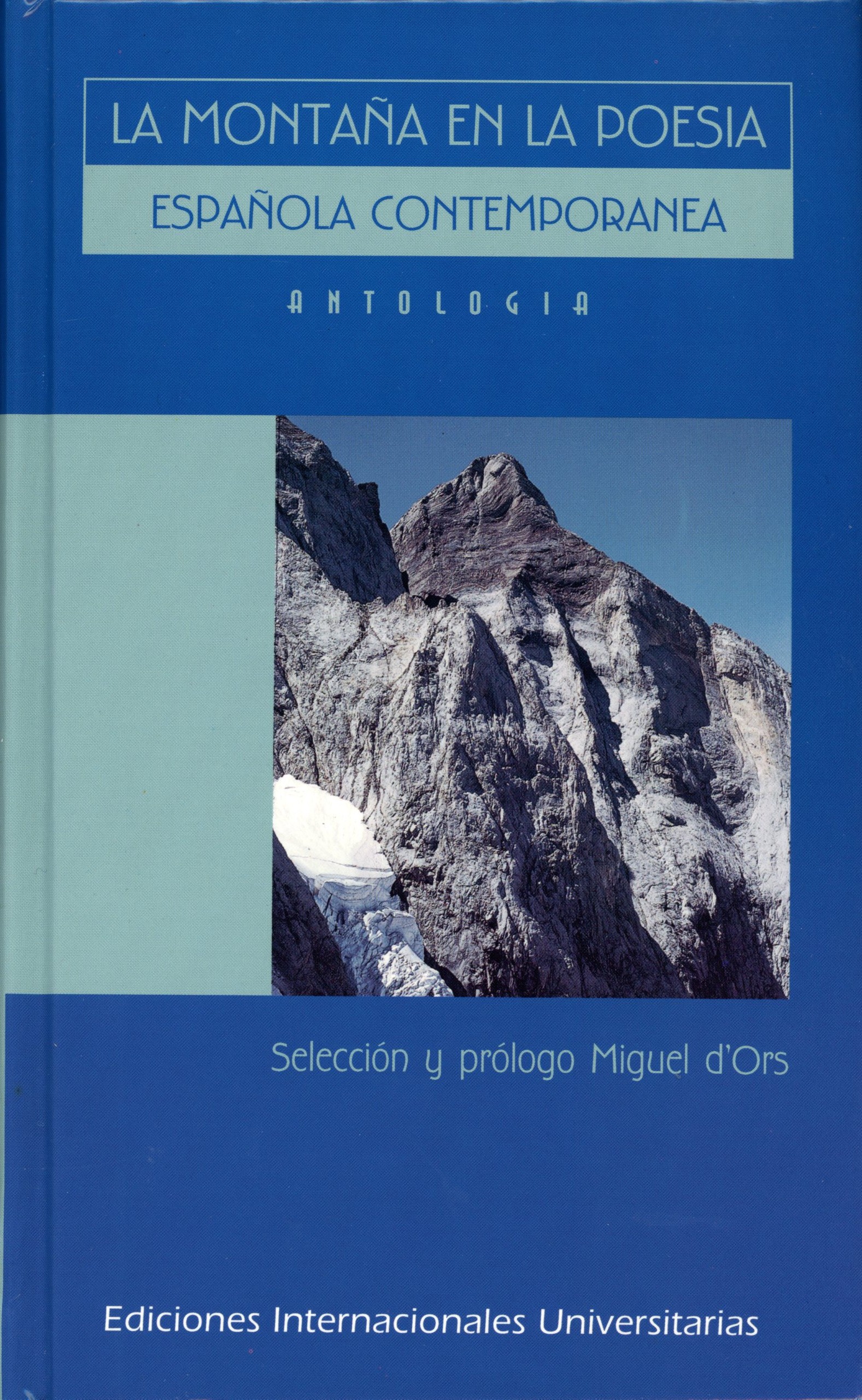 montaña en la poesia española contemporanea, La - Portada