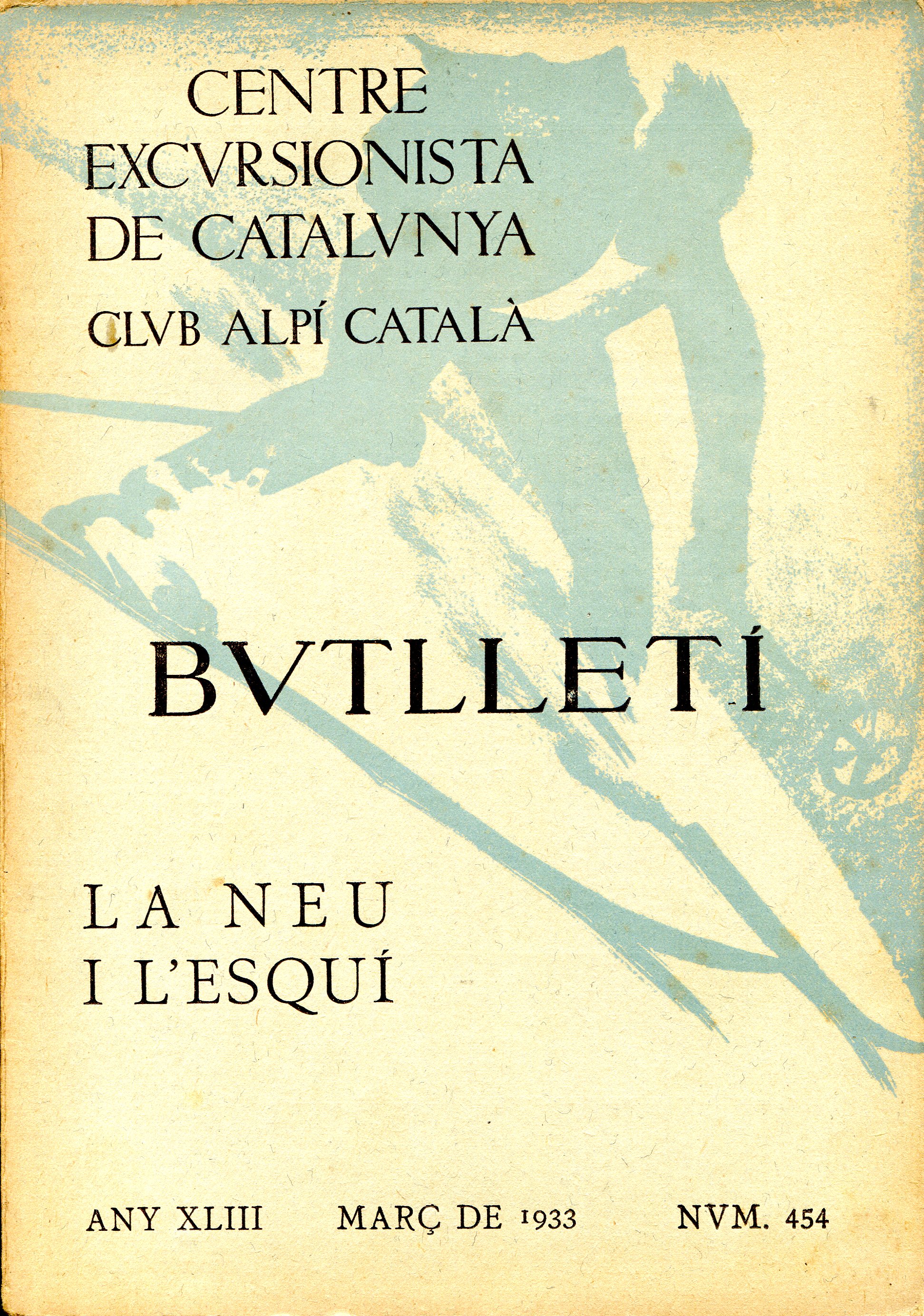 neu i l'esquí, La - Portada