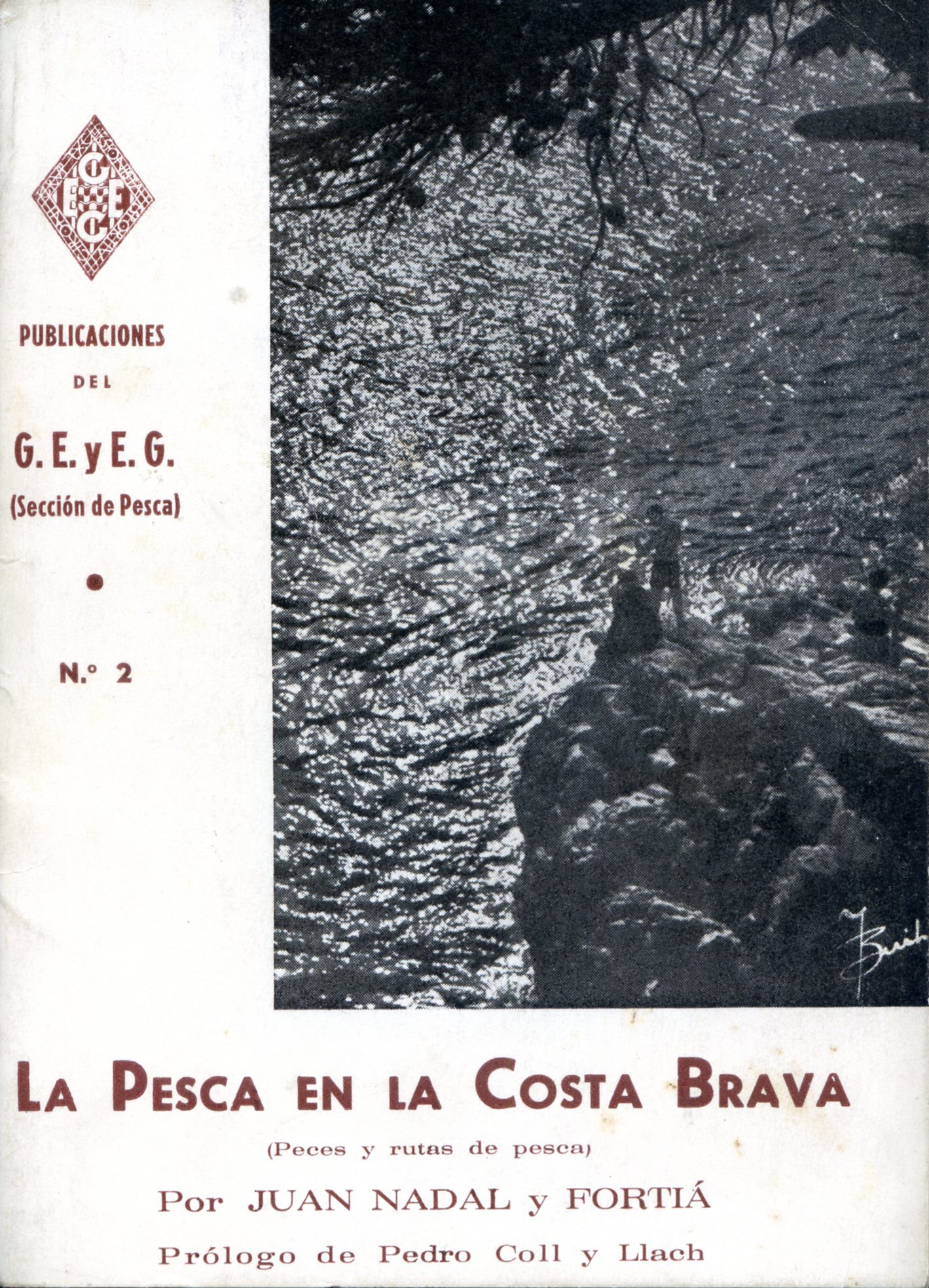 pesca en la Costa Brava, La : Peces y rutas de pesca - Portada