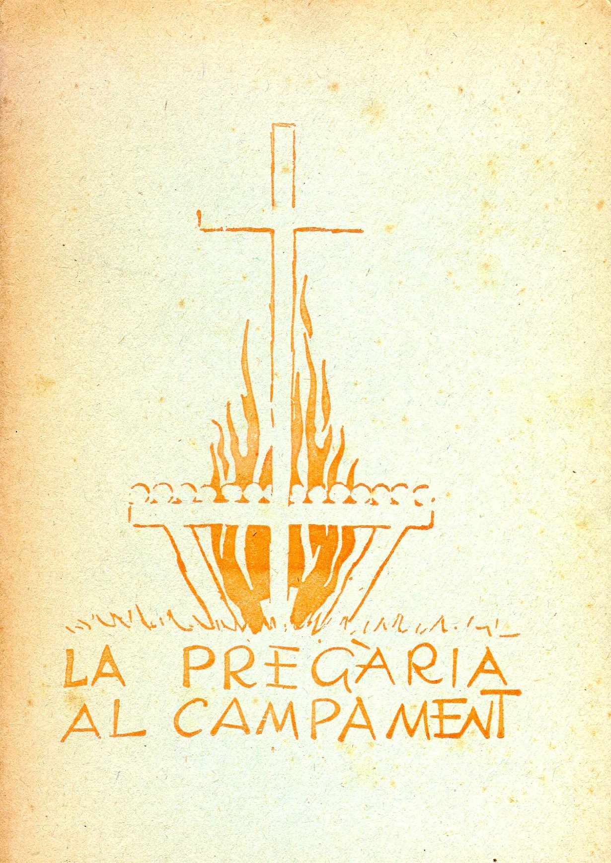 pregària al campament, La - Portada