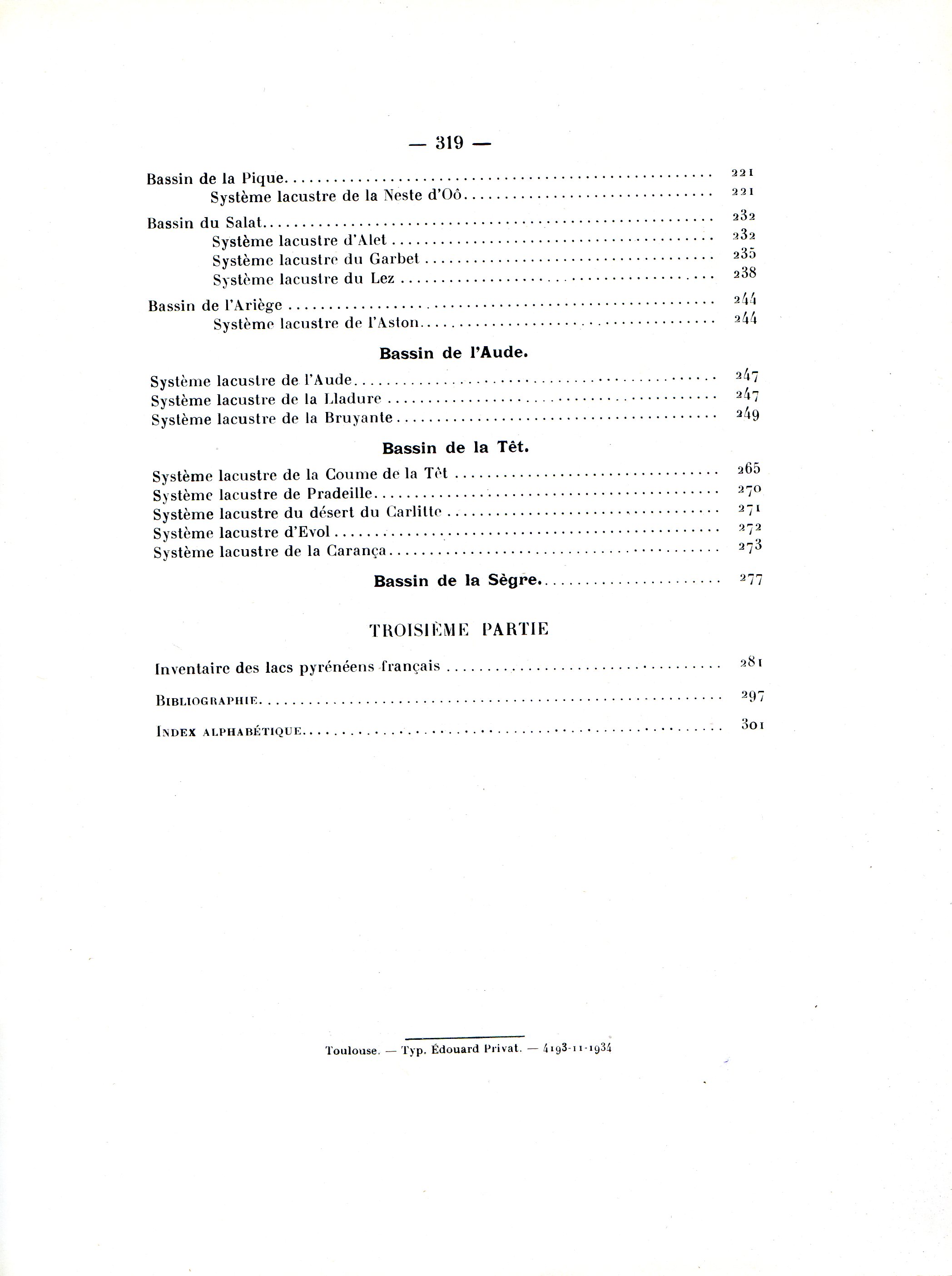 lacs des Pyrénées Françaises, Les : Commentaire de l'Atlas couronné par l'Académie des Sciences (Prix Gay, 1029) - Miniatura 3