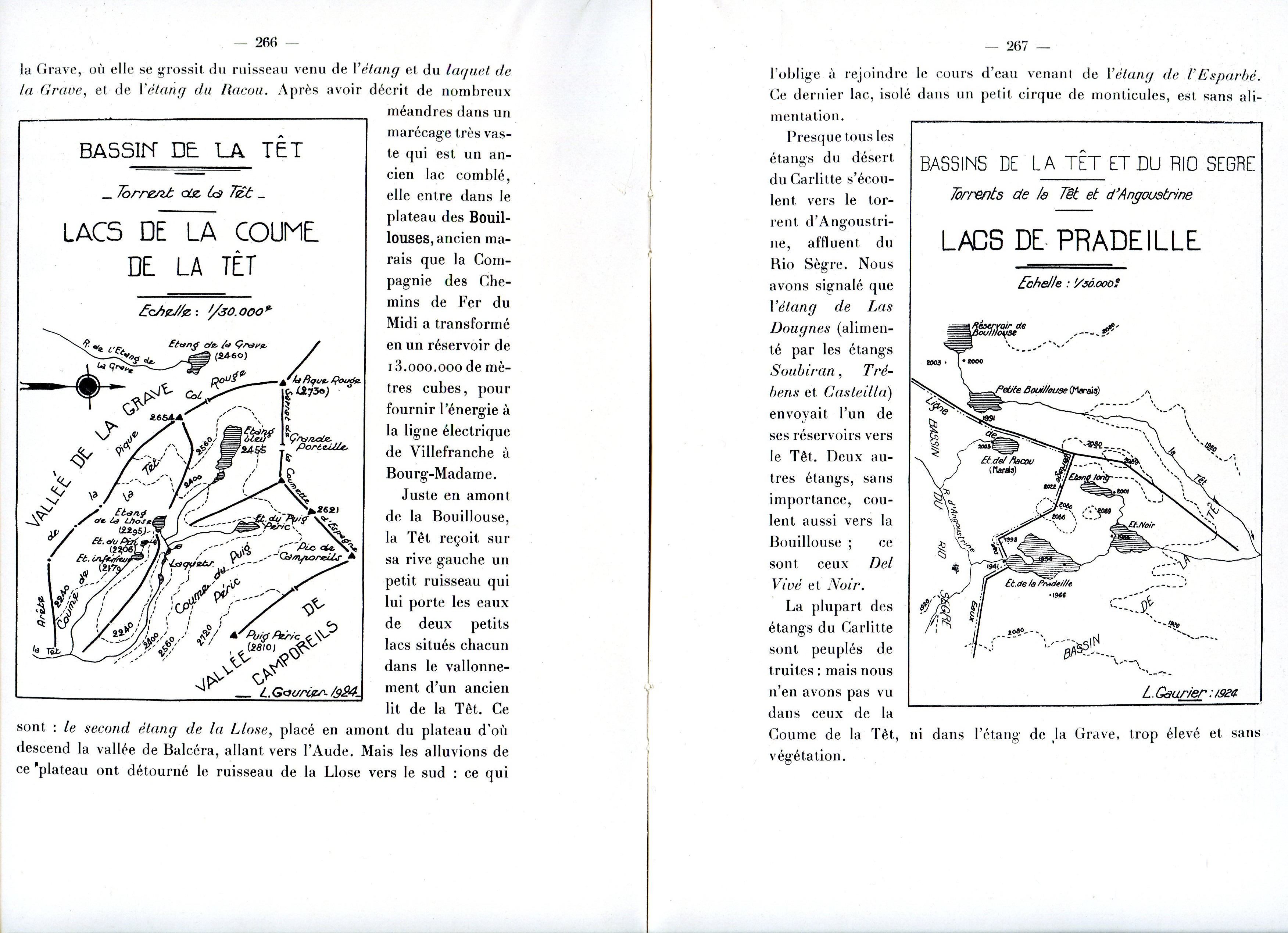 lacs des Pyrénées Françaises, Les : Commentaire de l'Atlas couronné par l'Académie des Sciences (Prix Gay, 1029) - Miniatura 4