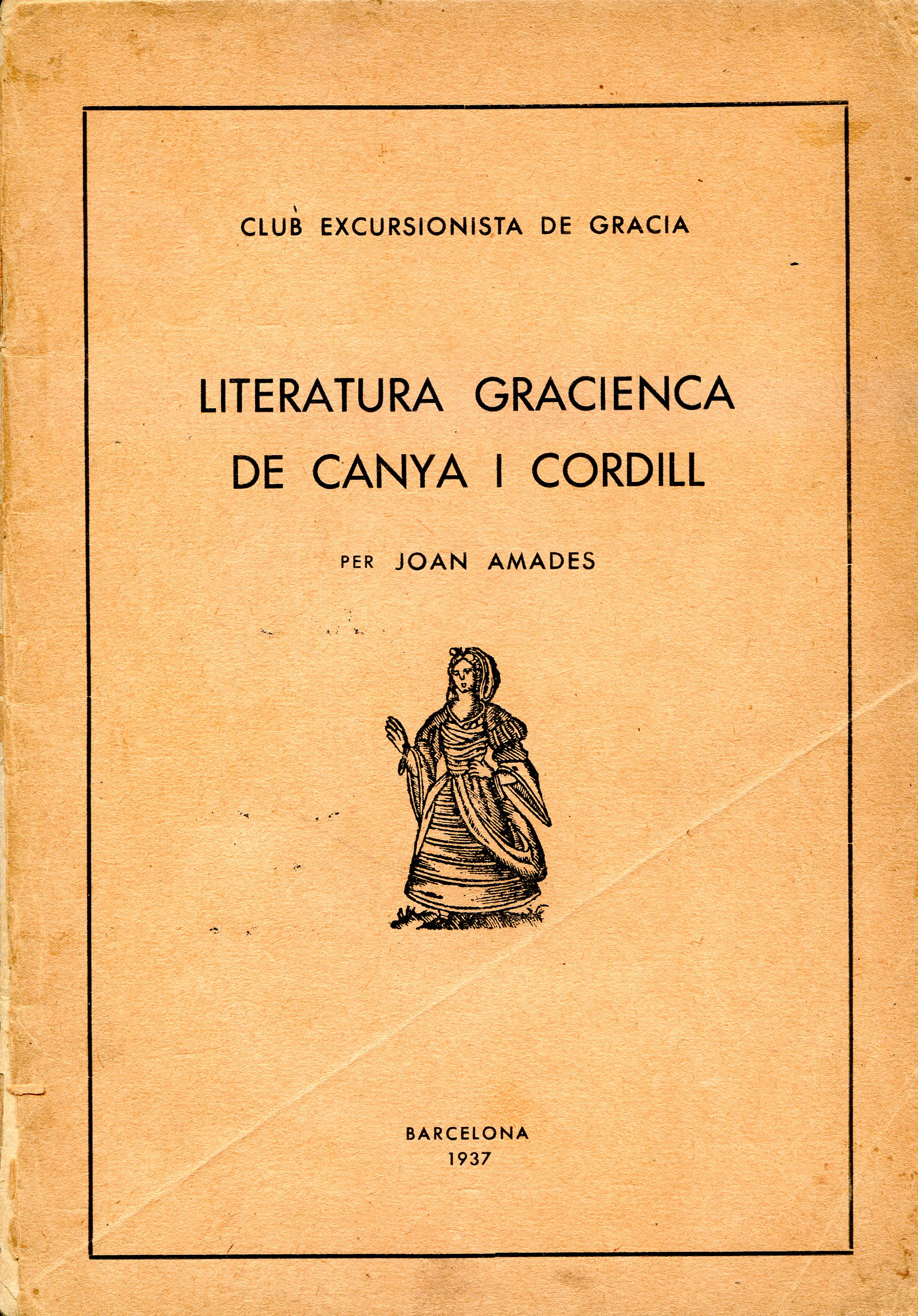Literatura gracienca de canya i cordill - Portada