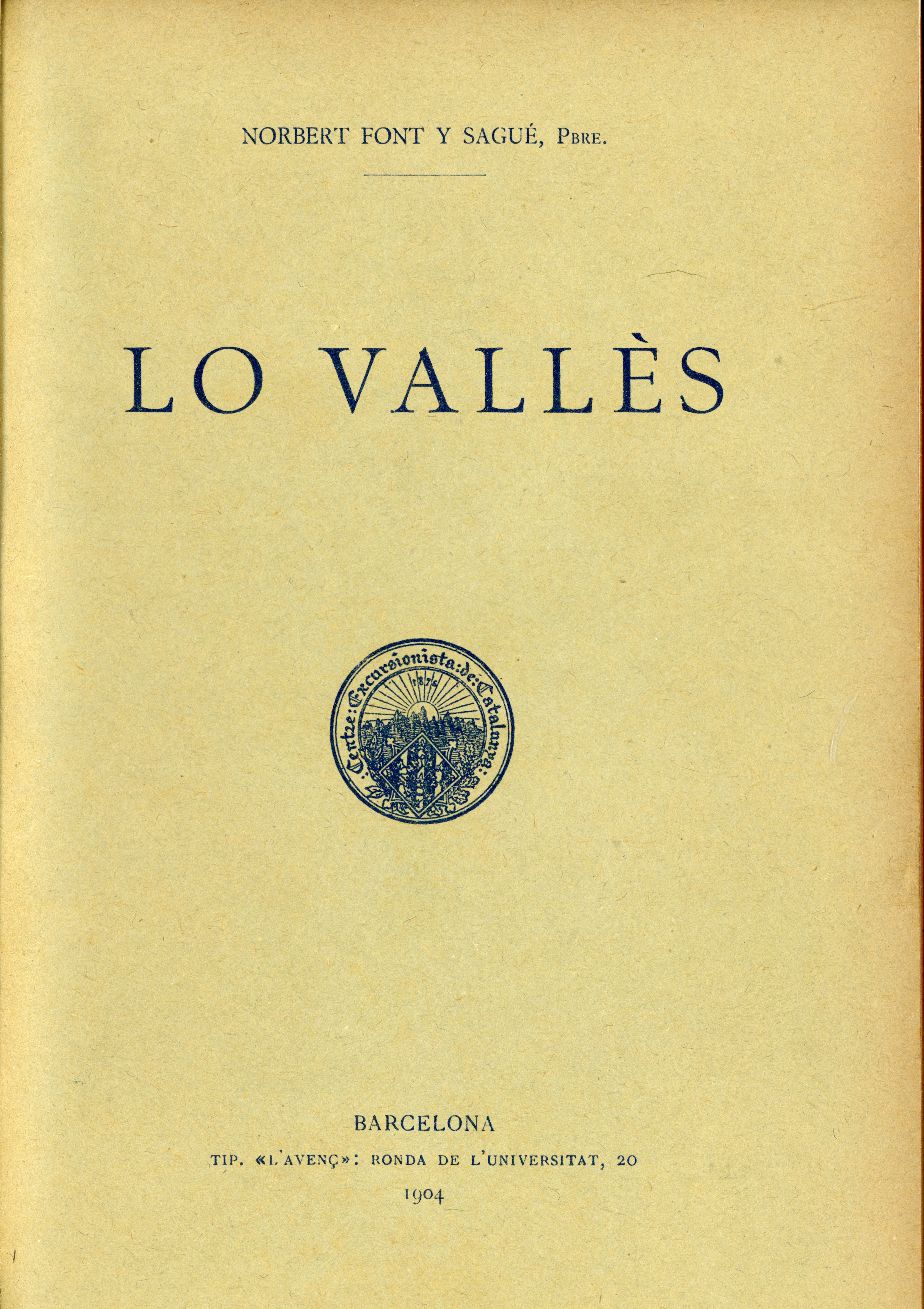 Vallès, Lo - Portada