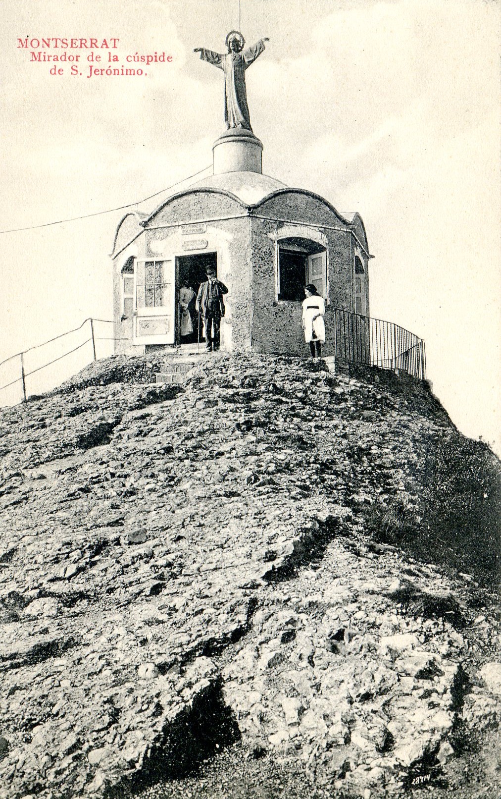 MONTSERRAT : Mirador de la cúspide de S. Jerónimo. - Portada