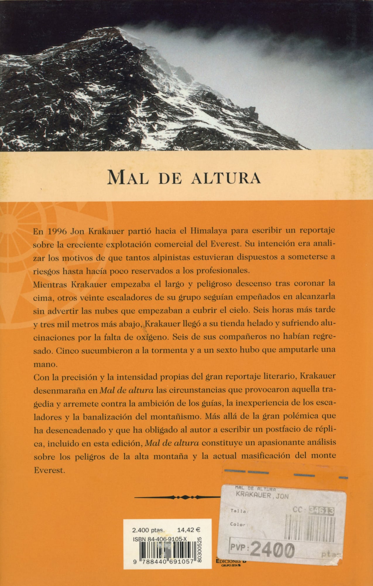 Mal de altura : Crónica de una tragedia en el Everest - Miniatura 2