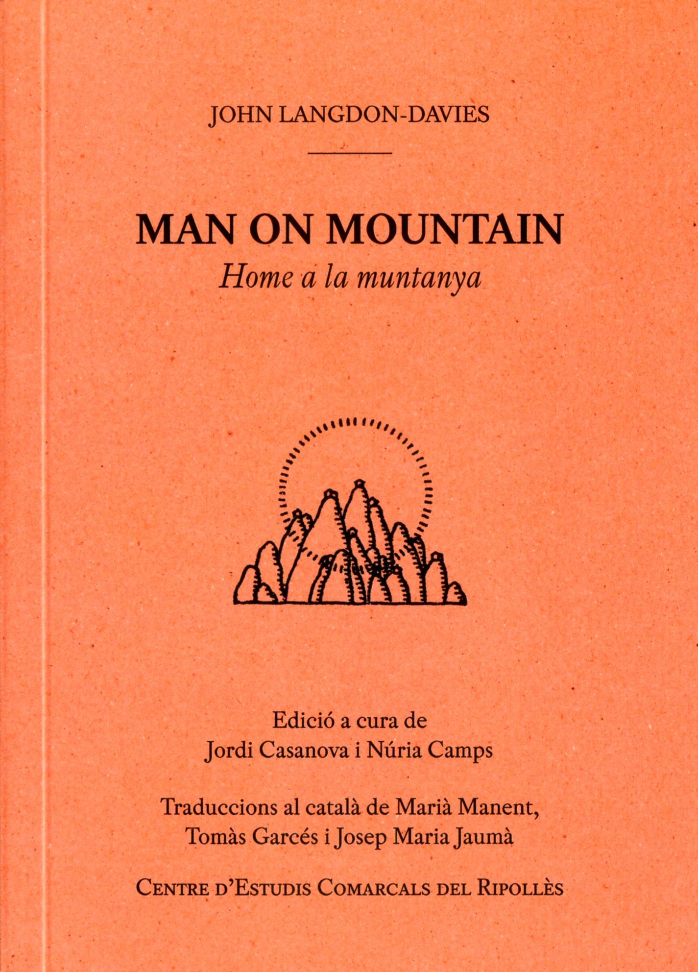 Man on mountain : Home a la muntanya - Portada