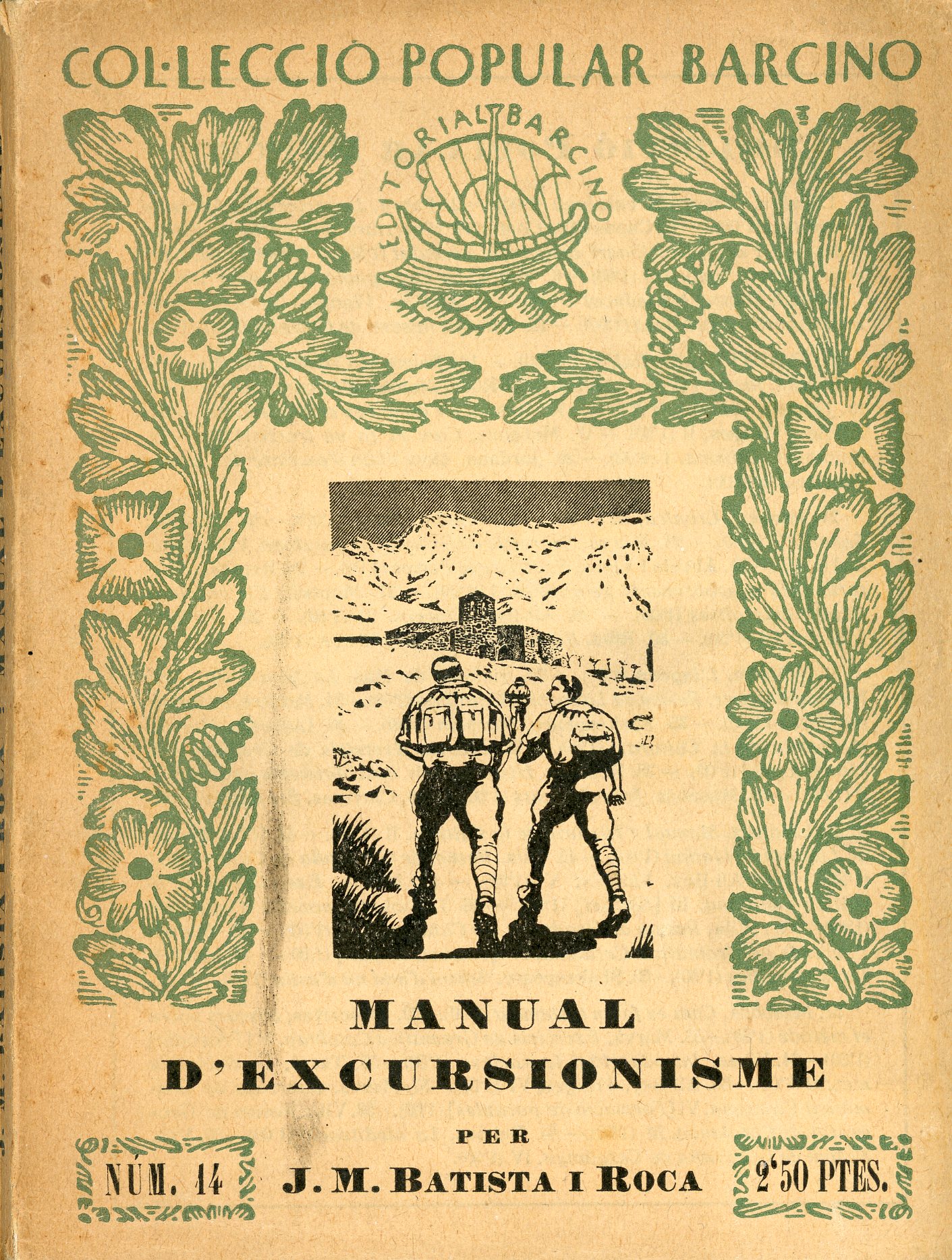 Manual d'excursionisme - Portada