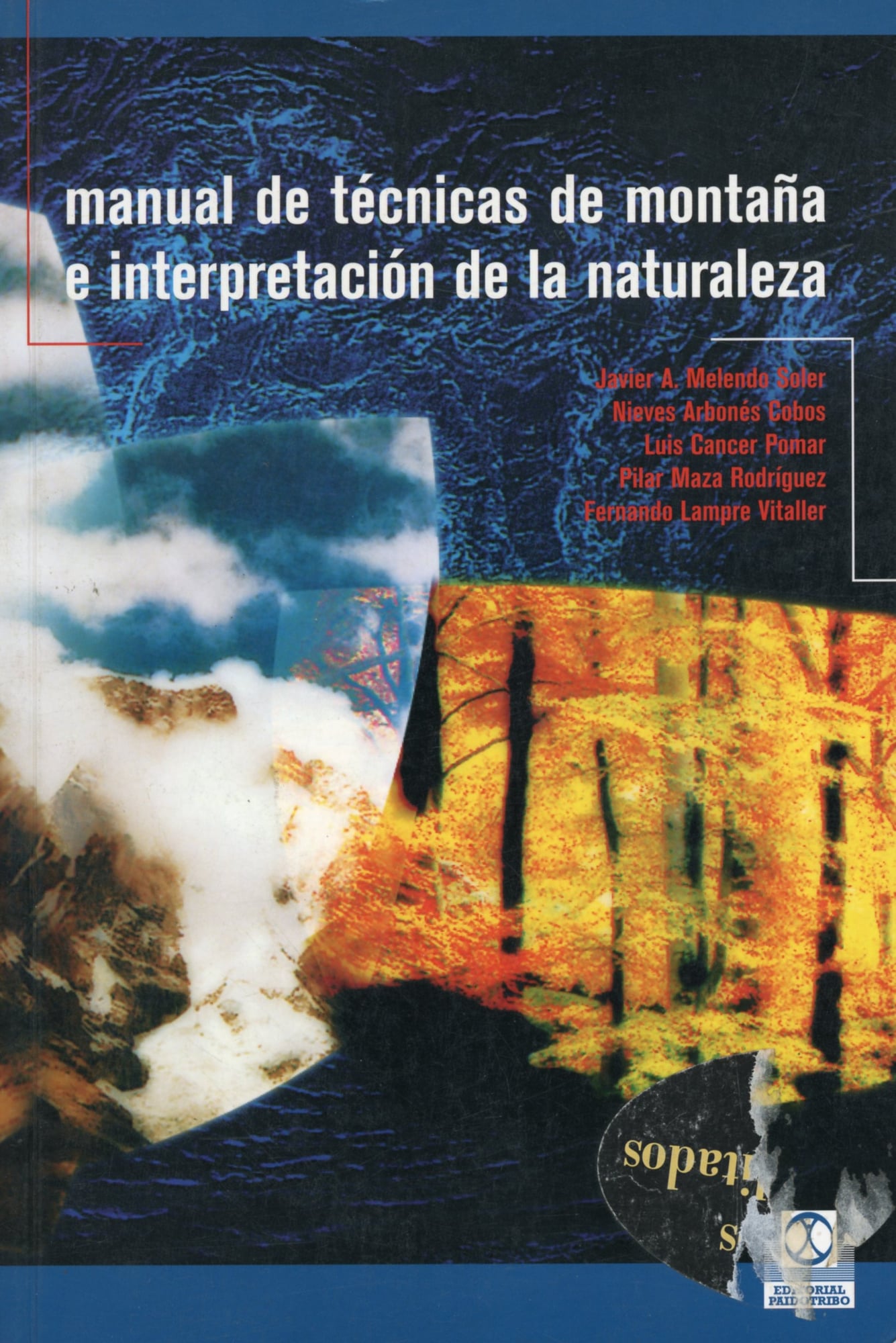 Manual de técnicas de montaña e interpretación de la naturaleza - Portada