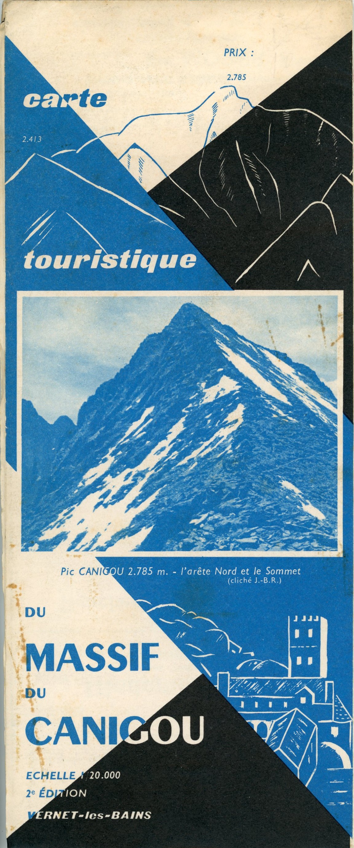Carte touristique du massif du Canigou - Portada