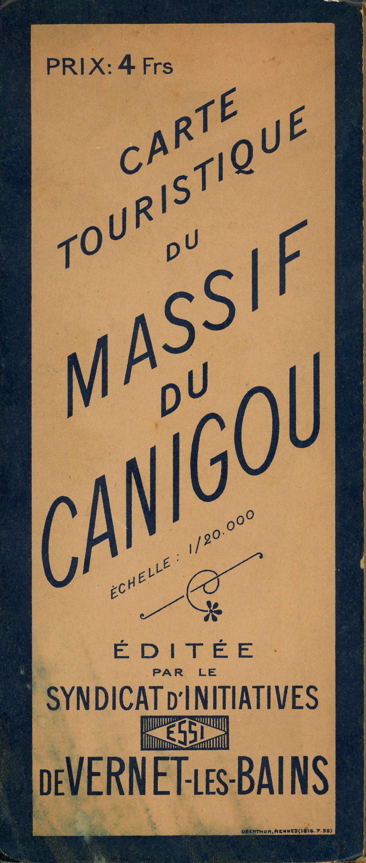 Carte Touristique du Massif du Canigou - Portada