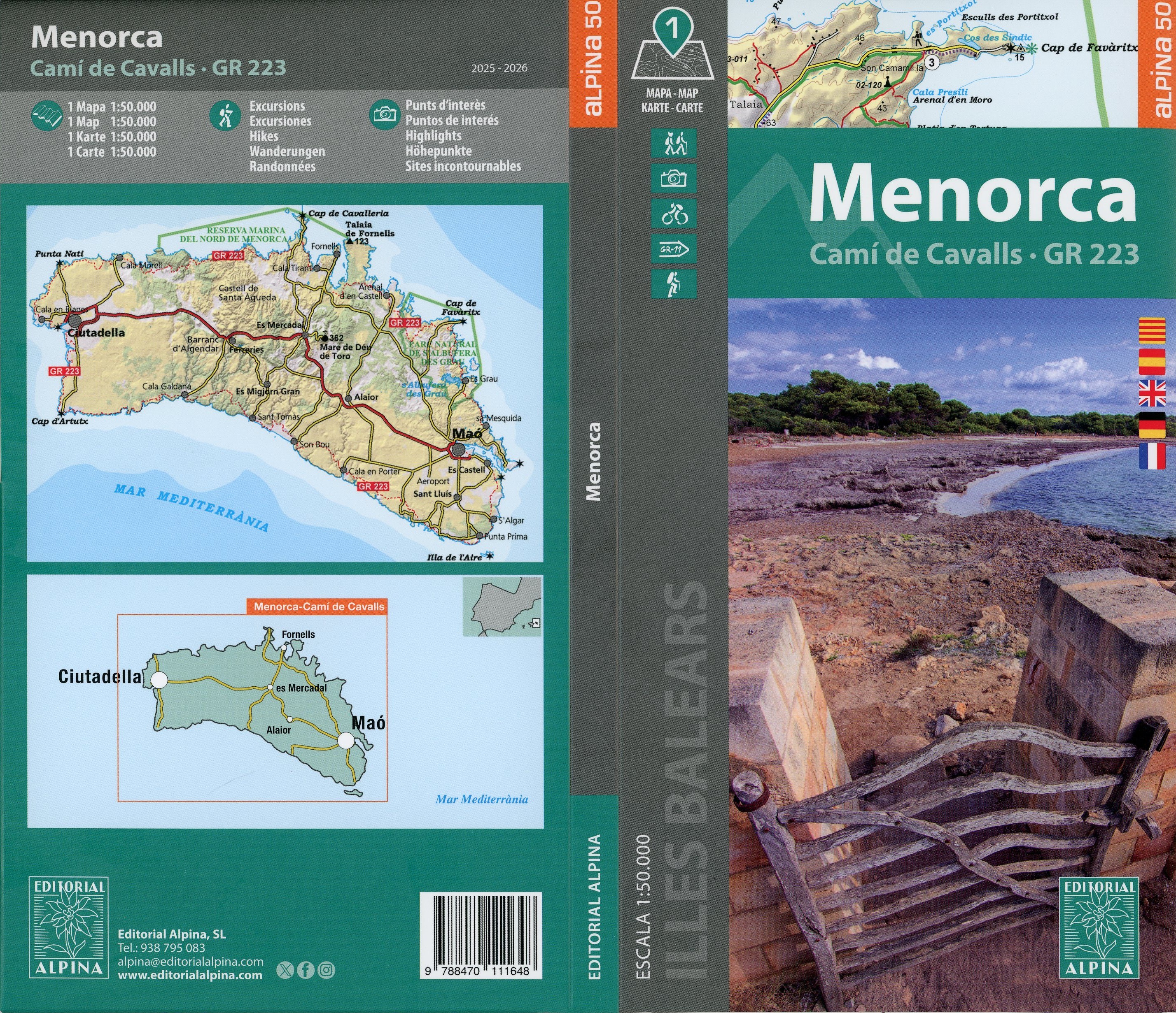 Menorca : Camí de Cavalls · GR 223 - Portada