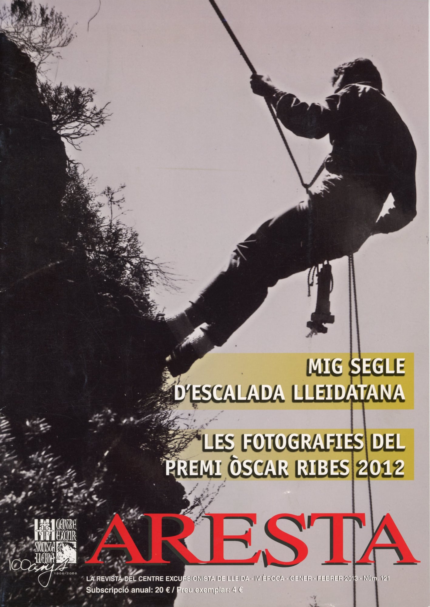 Mig segle d'escalada lleidatana - Portada