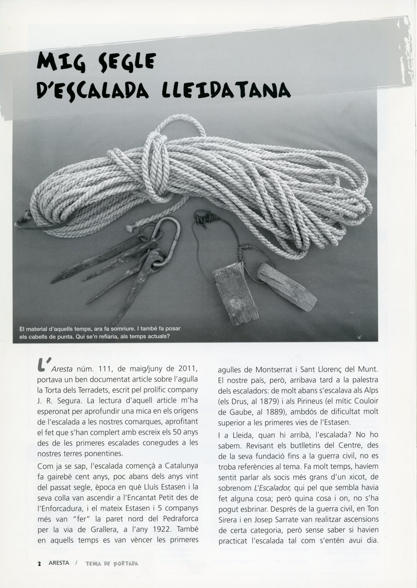 Mig segle d'escalada lleidatana - Miniatura 2