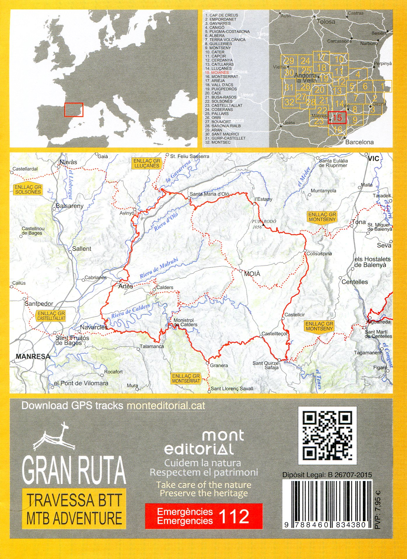 Gran ruta Moianès BTT : Volta per l'altiplà del Moianès i per la vall sud de la Gavarresa - Miniatura 2