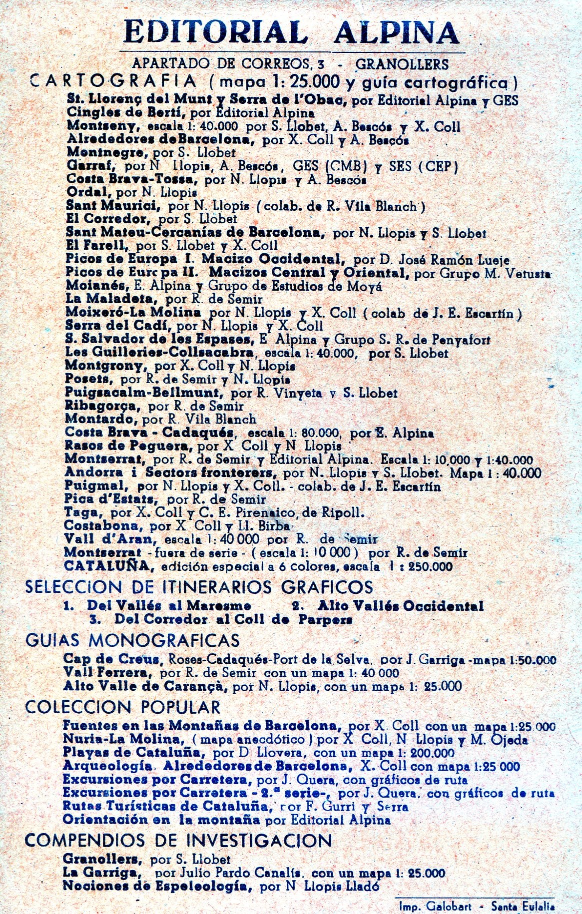 Moianès : Santa Maria d`Oló - L`Estany - Puig Rodors - Vall de Marfà - El Toll - Coll sa Espina - Granera - Miniatura 2