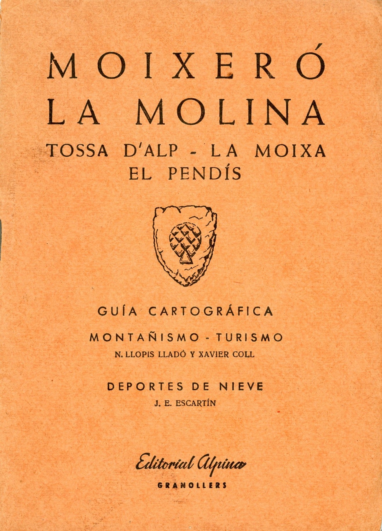 Moixeró La Molina : Tossa d'Alp - La Moixa - El Pendís - Portada