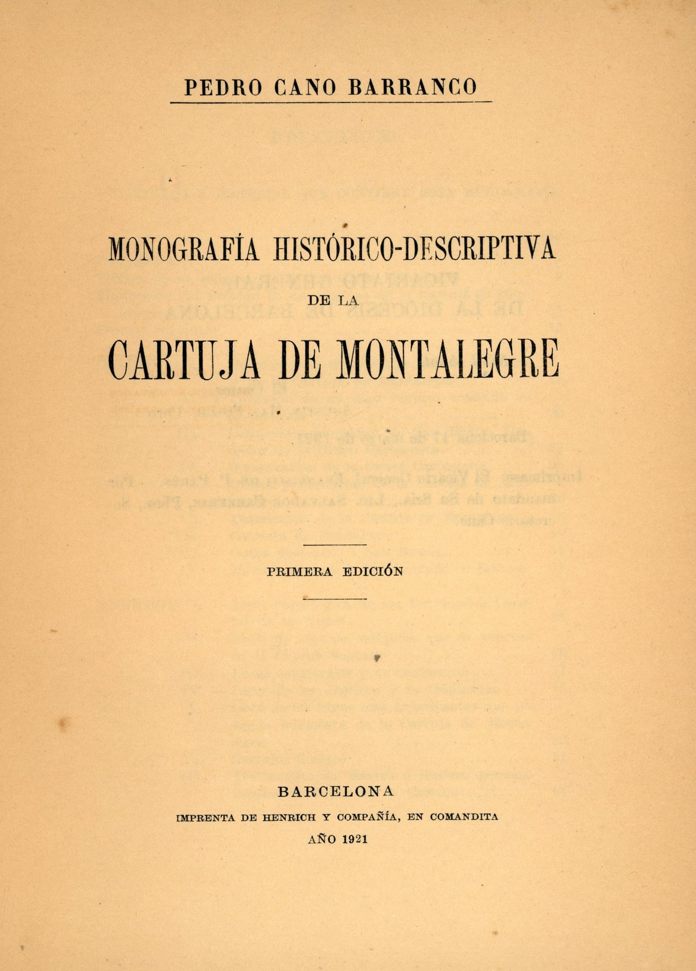 Monografía histórico-descriptiva de la Cartuja de Montalegre - Miniatura 2