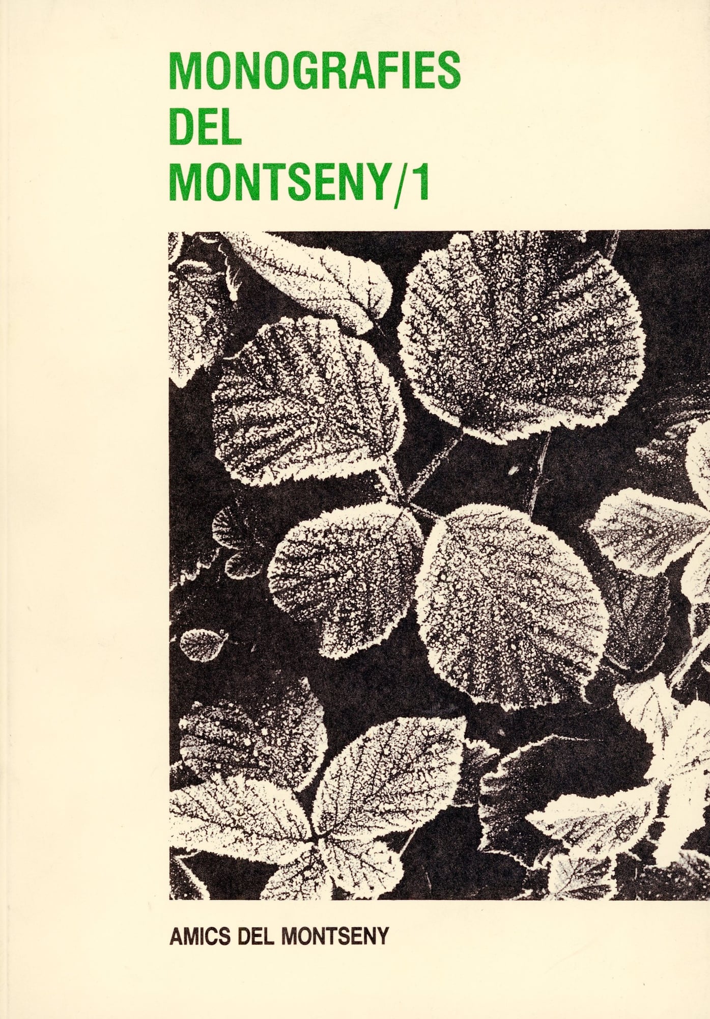 Monografies del Montseny / 1 - Portada