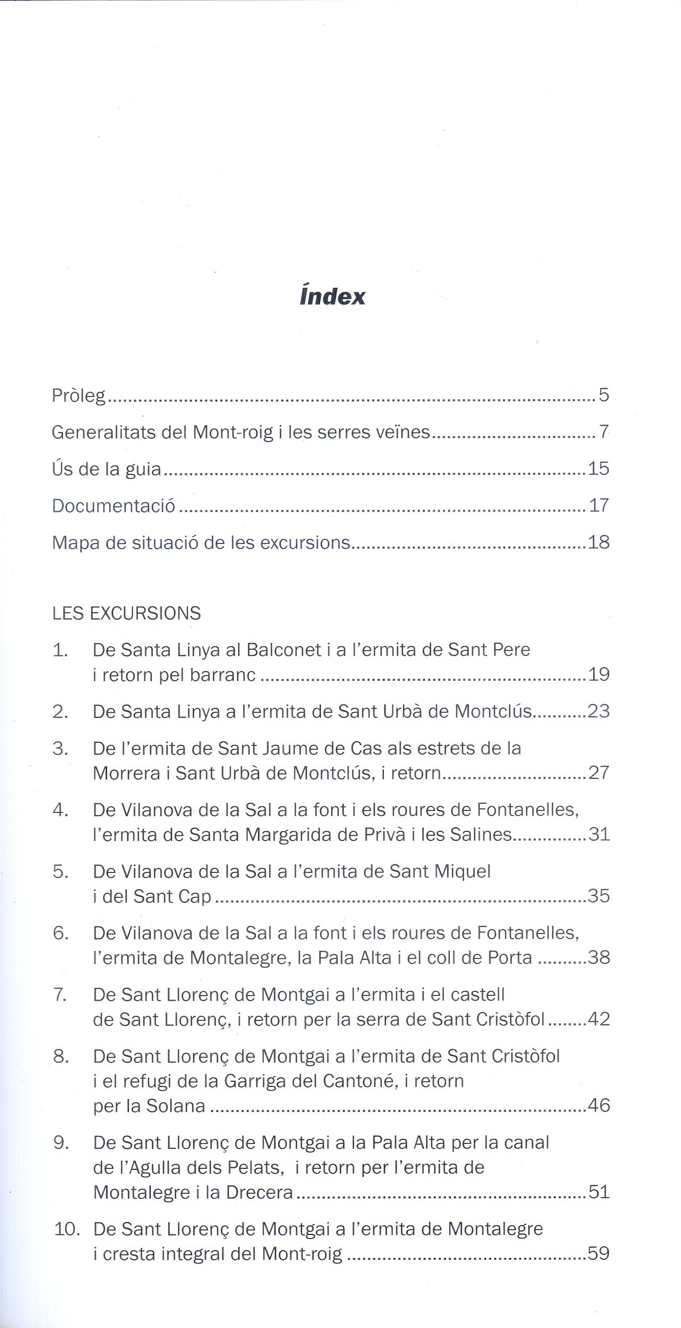 Excursions per la serra de Mont-roig i muntanyes veïnes : 27 itineraris a peu - Miniatura 3