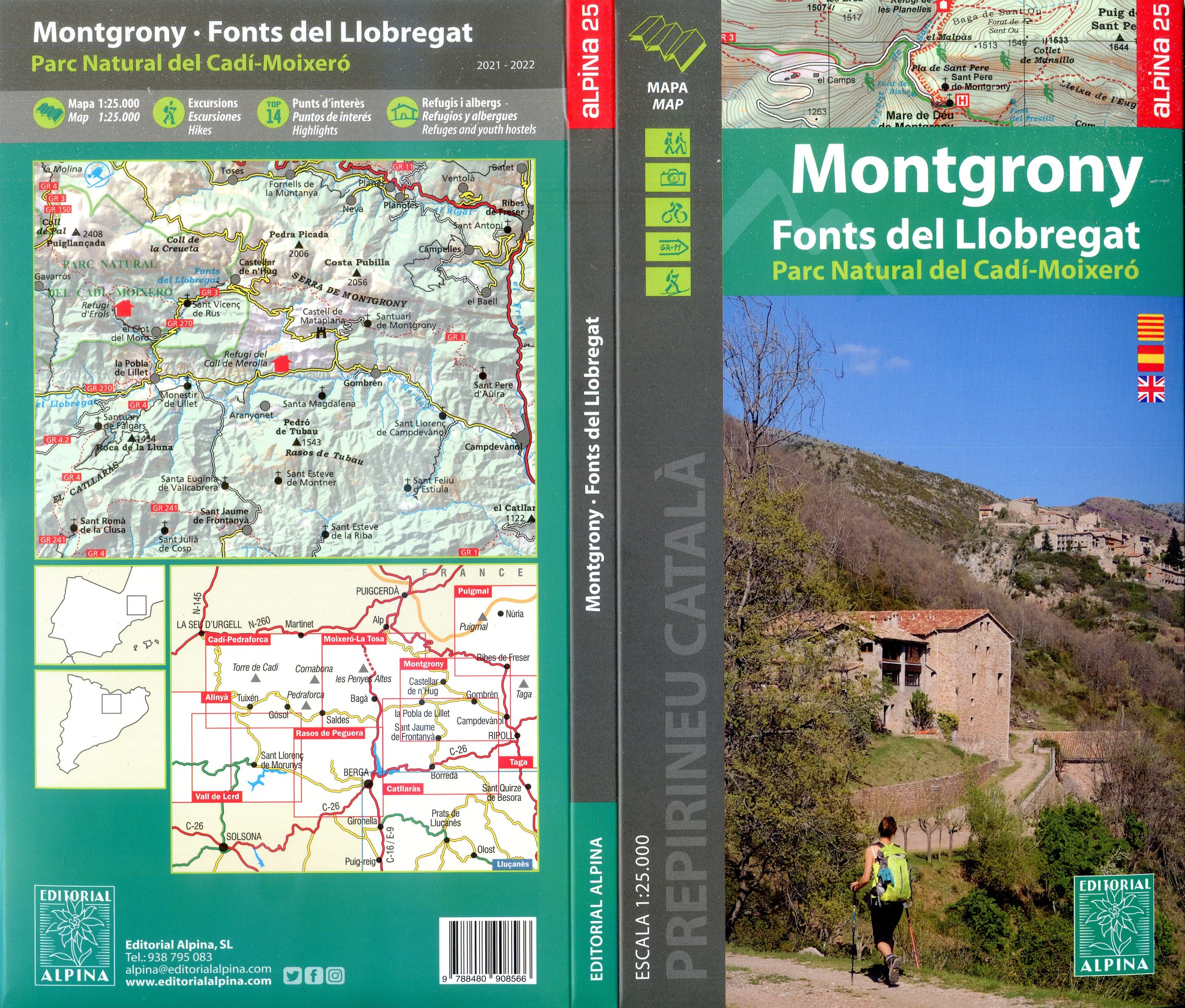 Montgrony : Fonts del Llobregat : Parc Natural Cadí-Moixeró - Portada