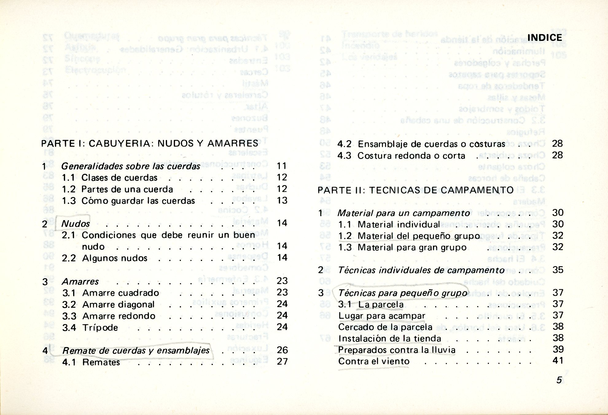 Montseny : Cabuyería y técnicas de campamento - Miniatura 2