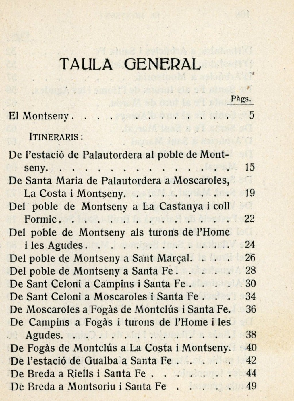Montseny, El : Guia Itinerària - Miniatura 3