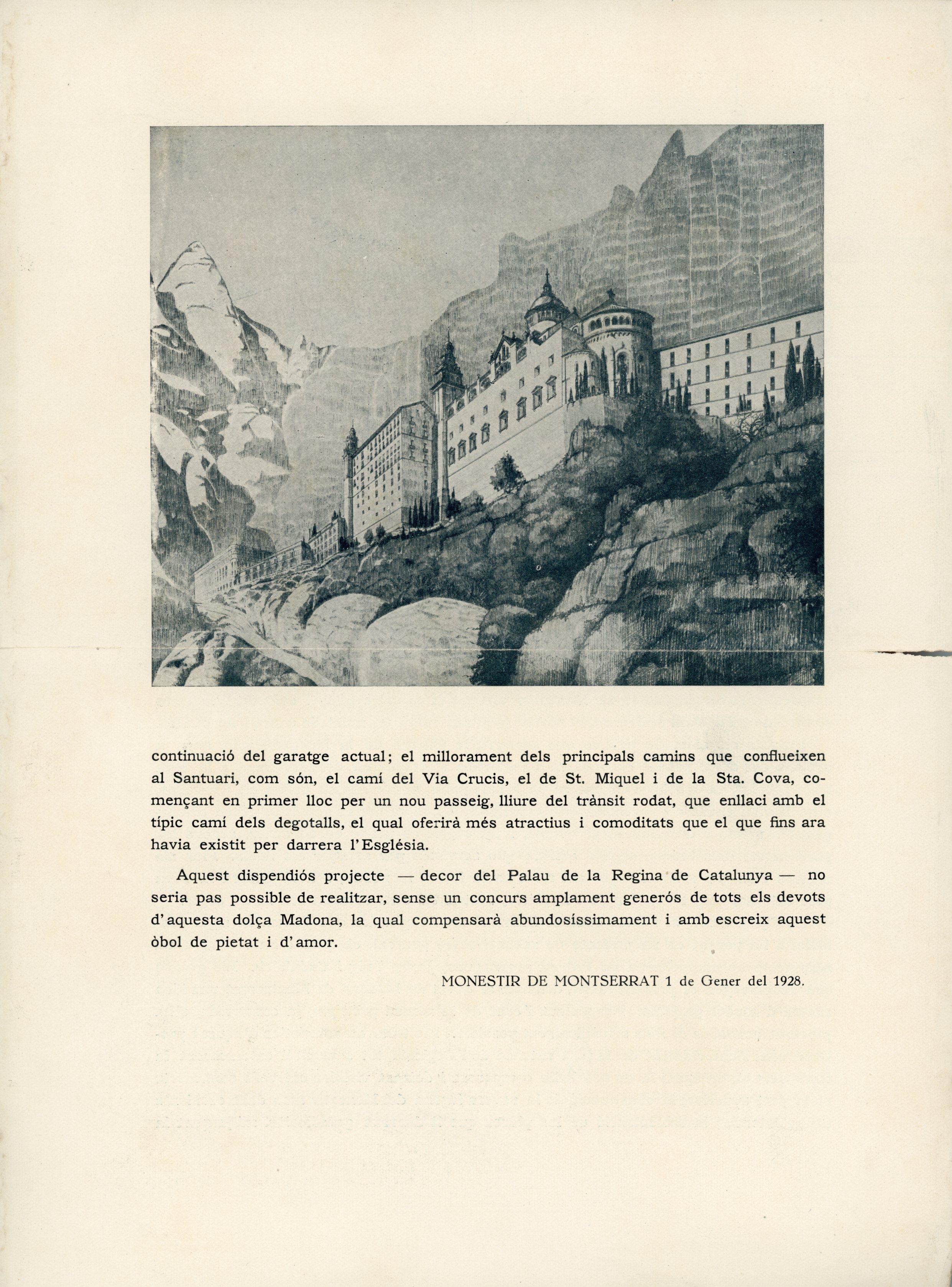 Montserrat : Projecte de reconstrució general  del santuari - Miniatura 2