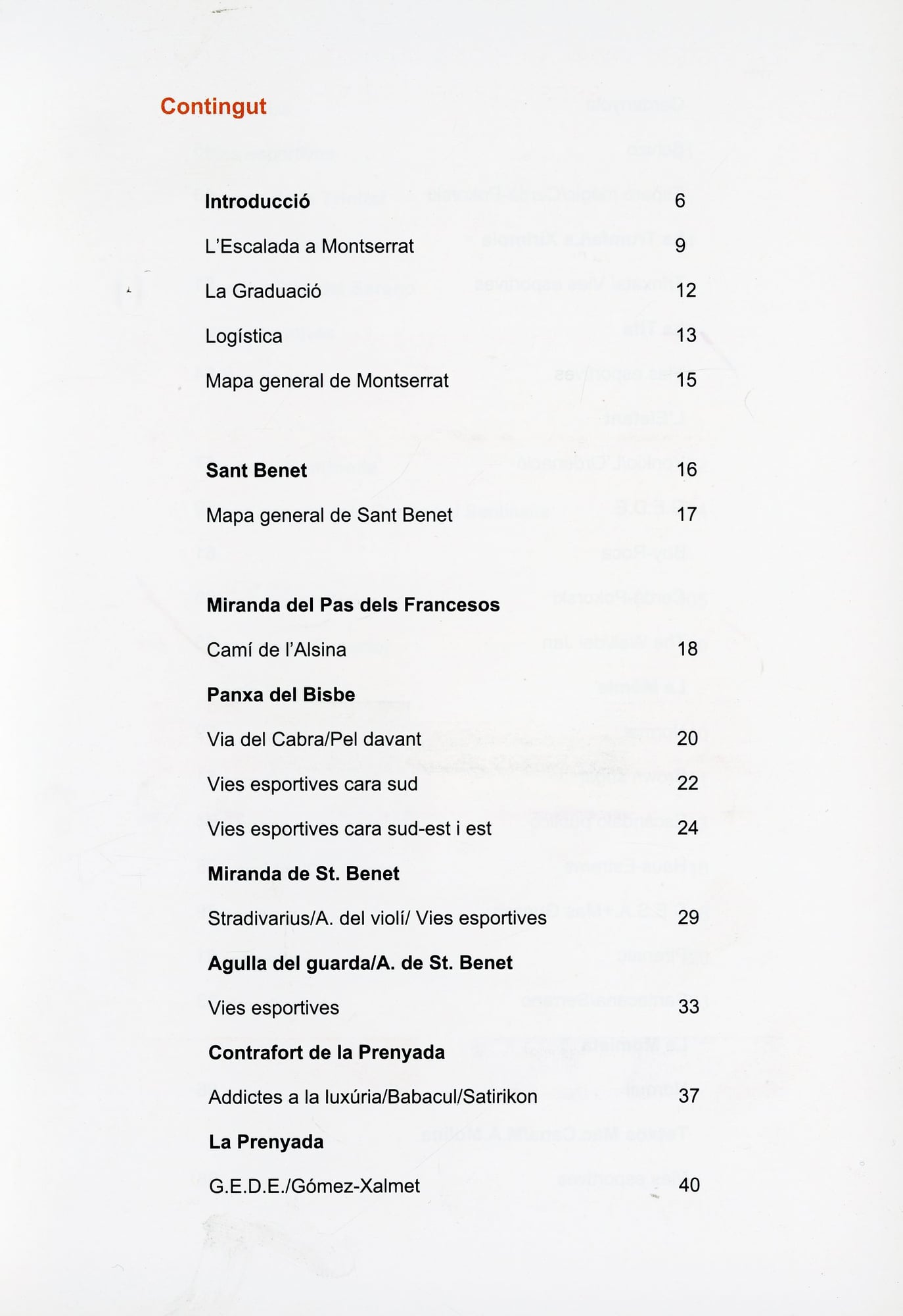 Montserrat Rock Climbs : Sant Benet & Gorros - Miniatura 2