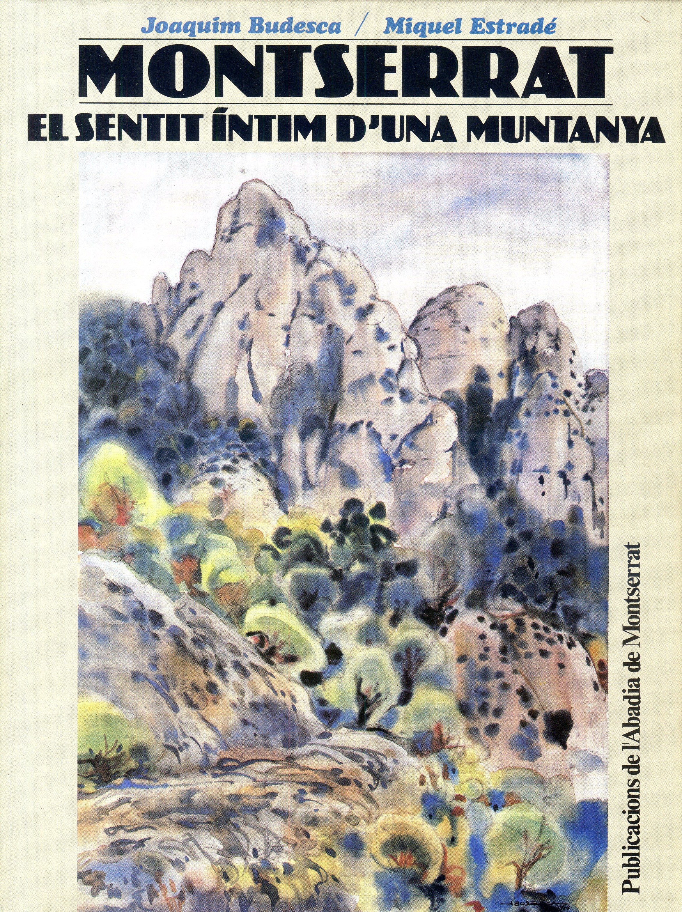 Montserrat : El sentit íntim d'una muntanya - Portada