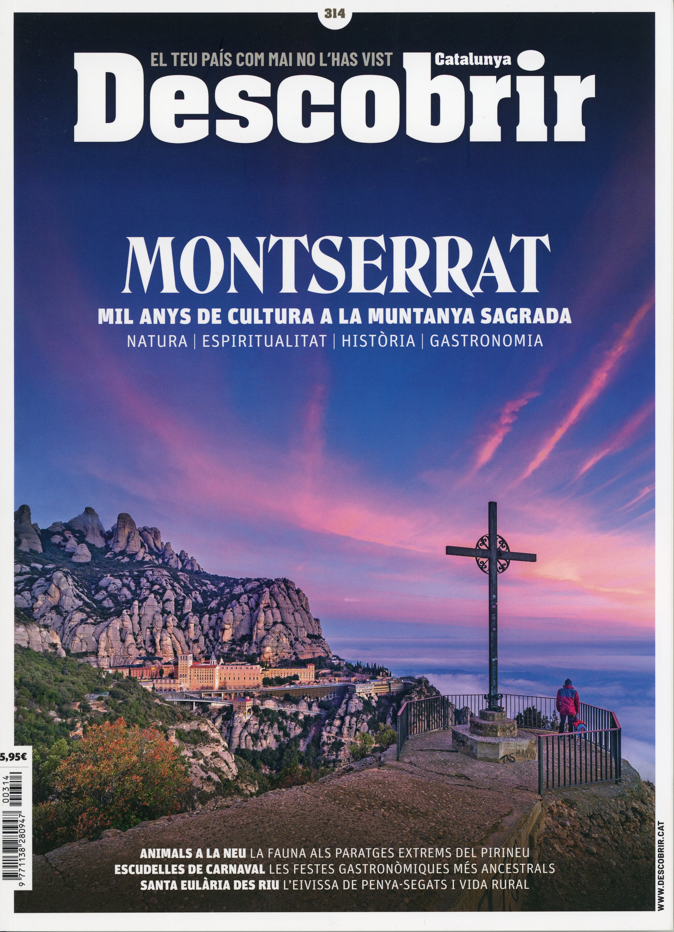 Montserrat : Mil anys de cultura a la muntanya sagrada ; Natura, espiritualitat, història, gastronomia. - Portada