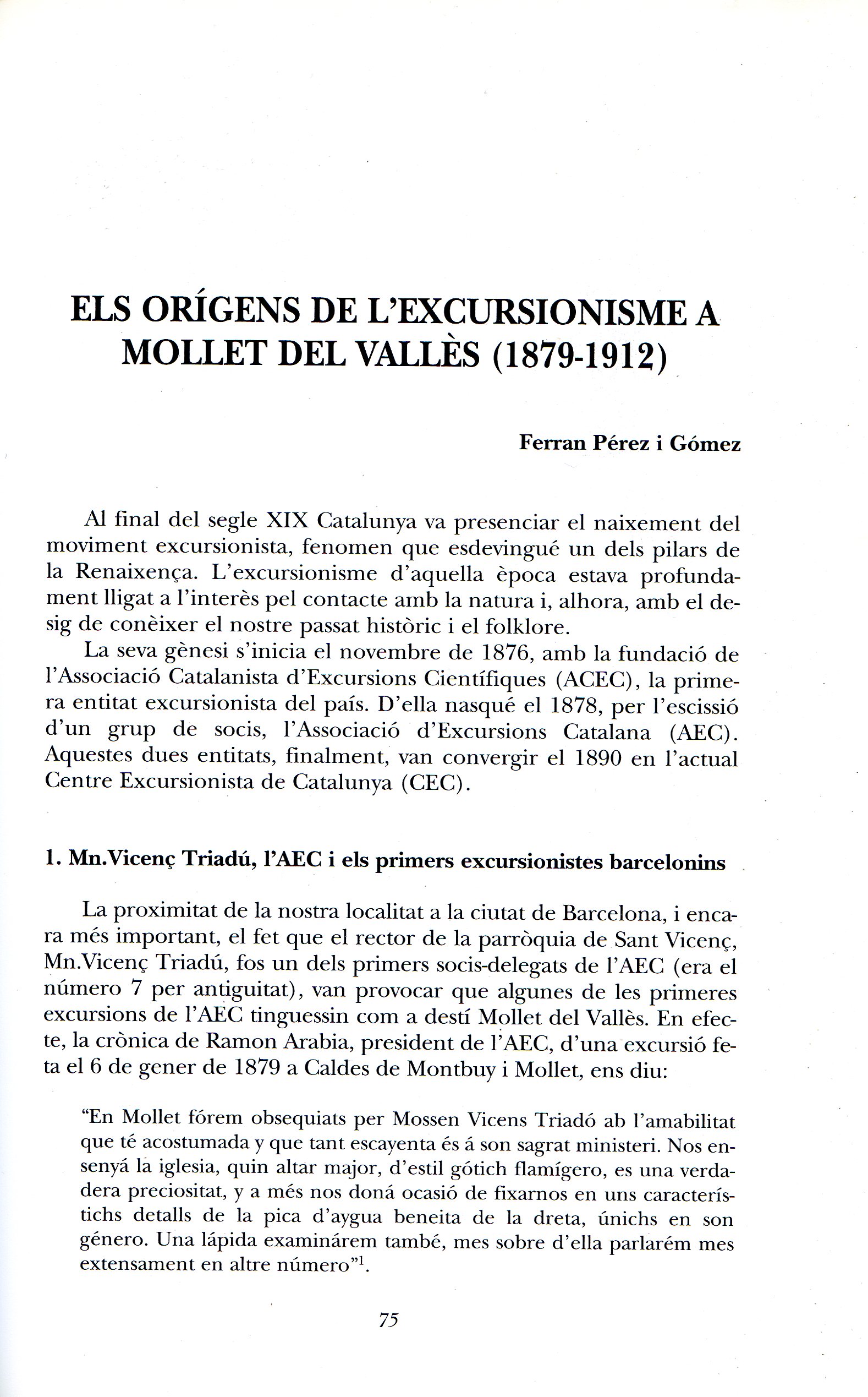 Notes : [Els orígens de l'excursionisme a Mollet del Vallès (1879-1912)] - Miniatura 2