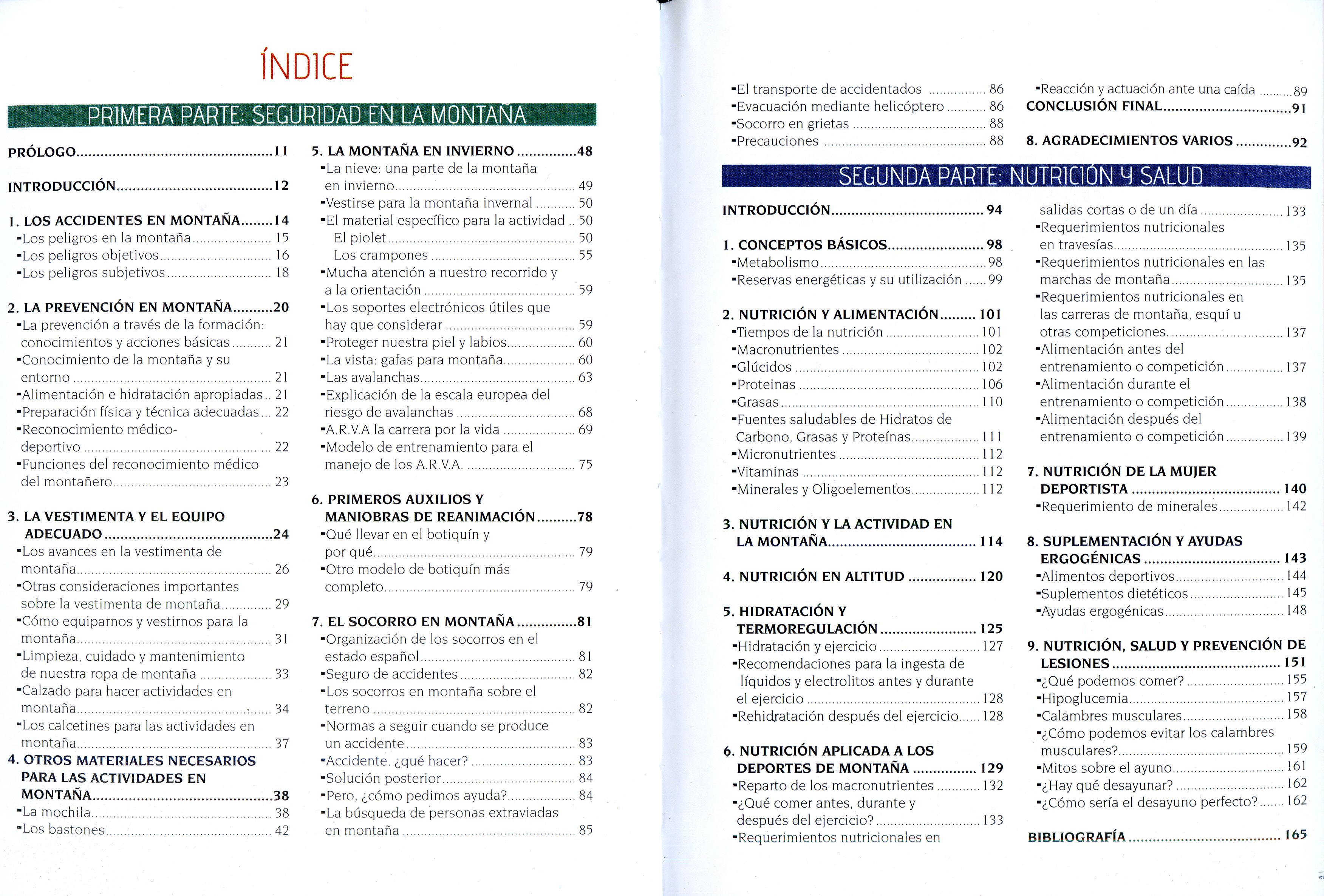 Nutrición, seguridad y salud en la montaña - Miniatura 2
