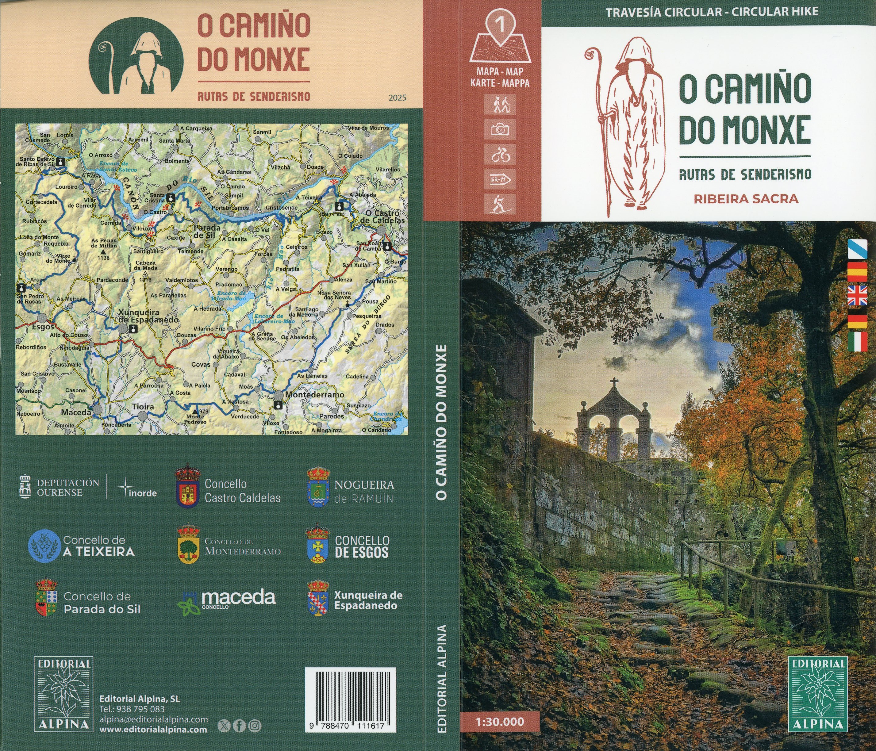 O camiño do monxe - Portada