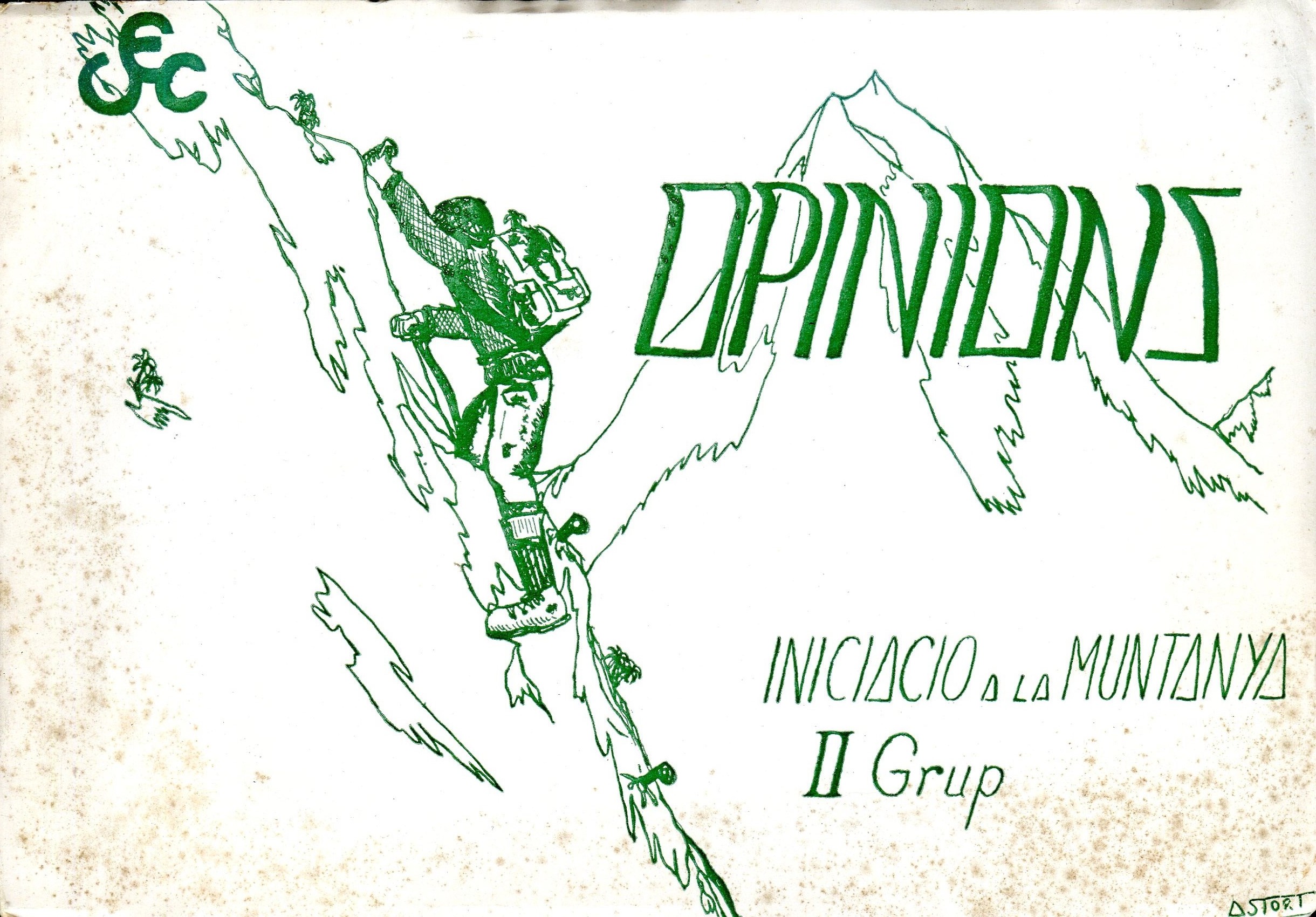 Opinions : Iniciació a la muntnya : II Grup - Portada