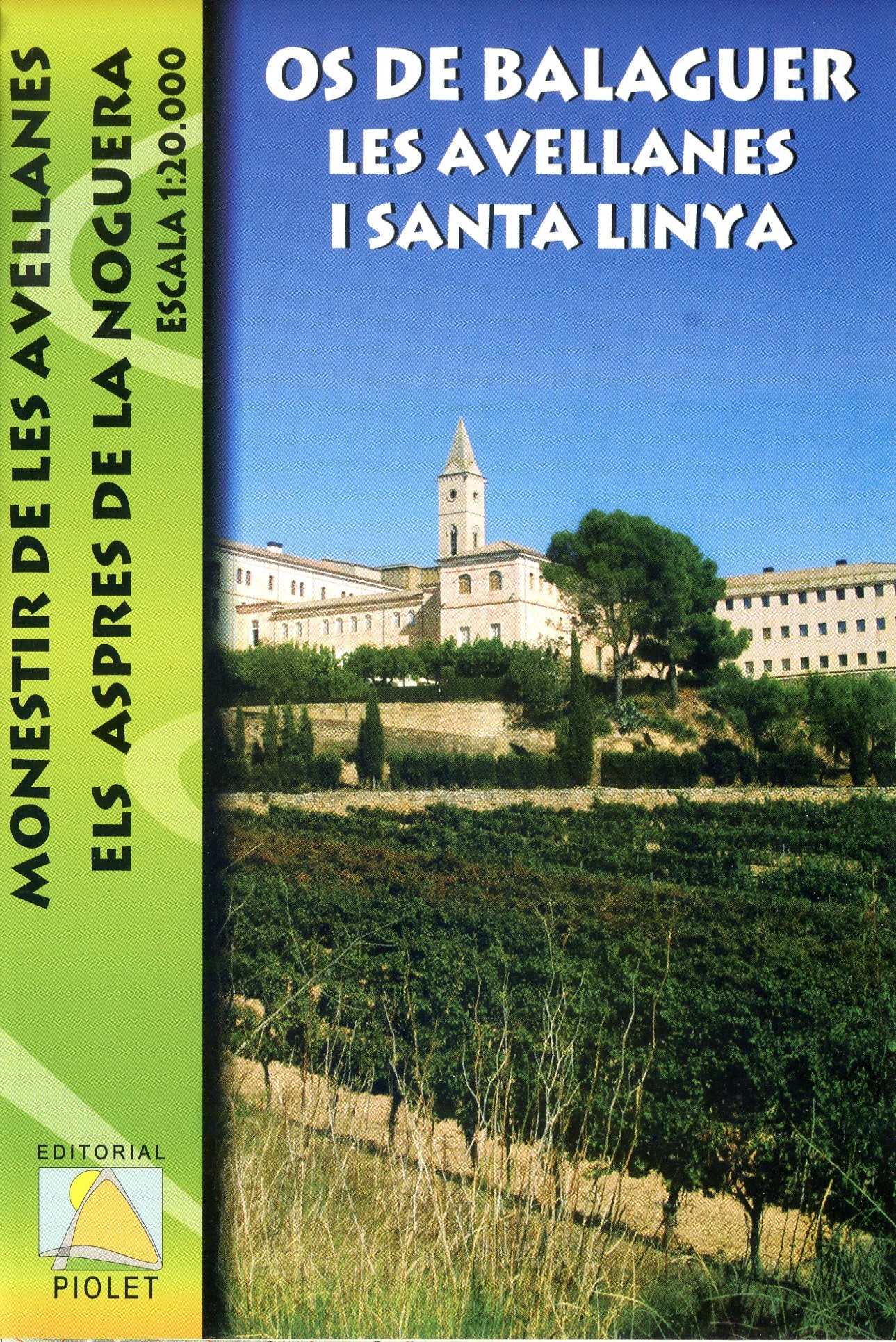 Os de Balaguer, Les Avellanes i Santa Linya : Monestir de les Avellanes Els Aspres de la Noguera : Escala 1:20.000 - Portada
