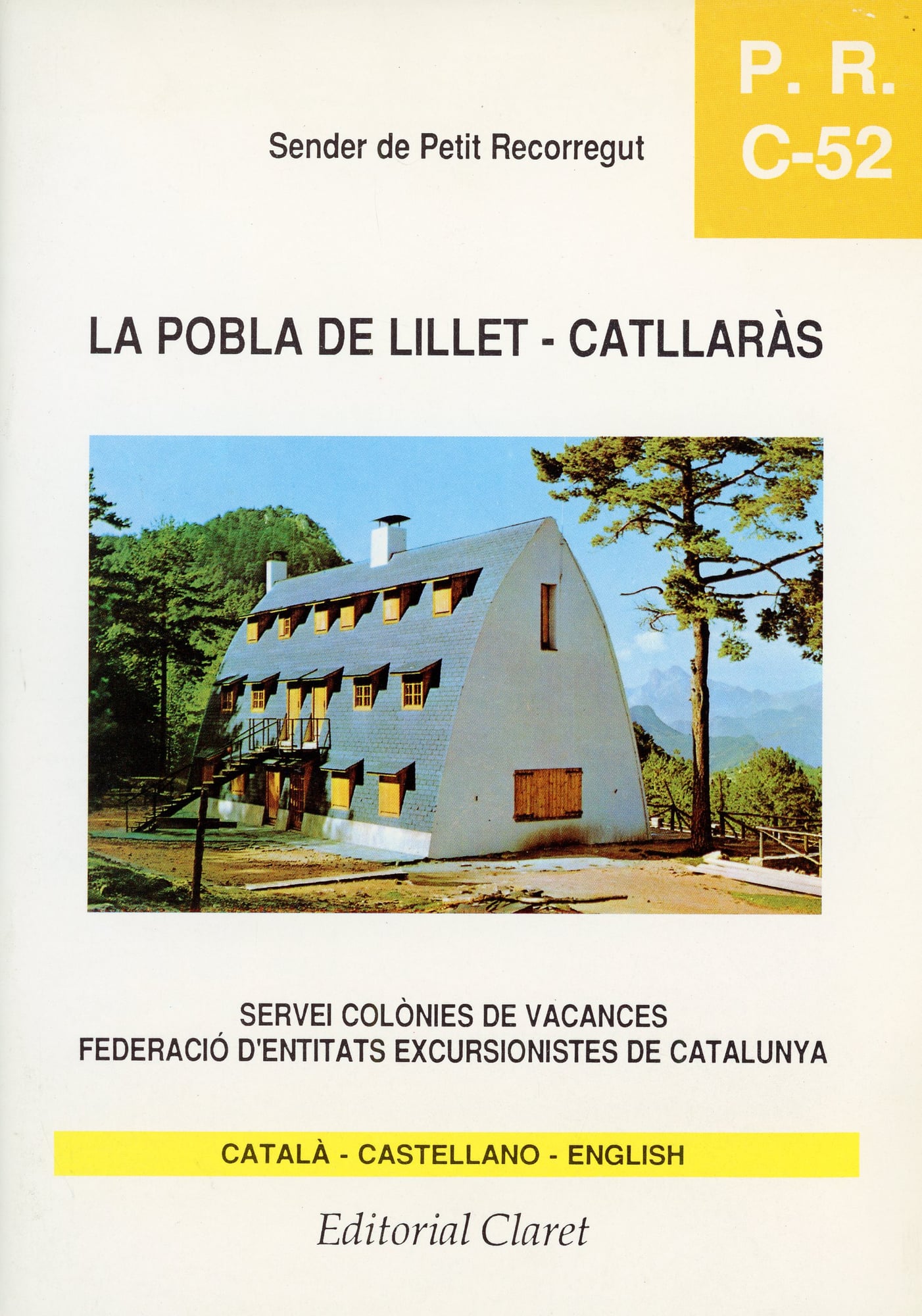 P.R. C-52 : La Pobla de Lillet - Catllaràs - Portada