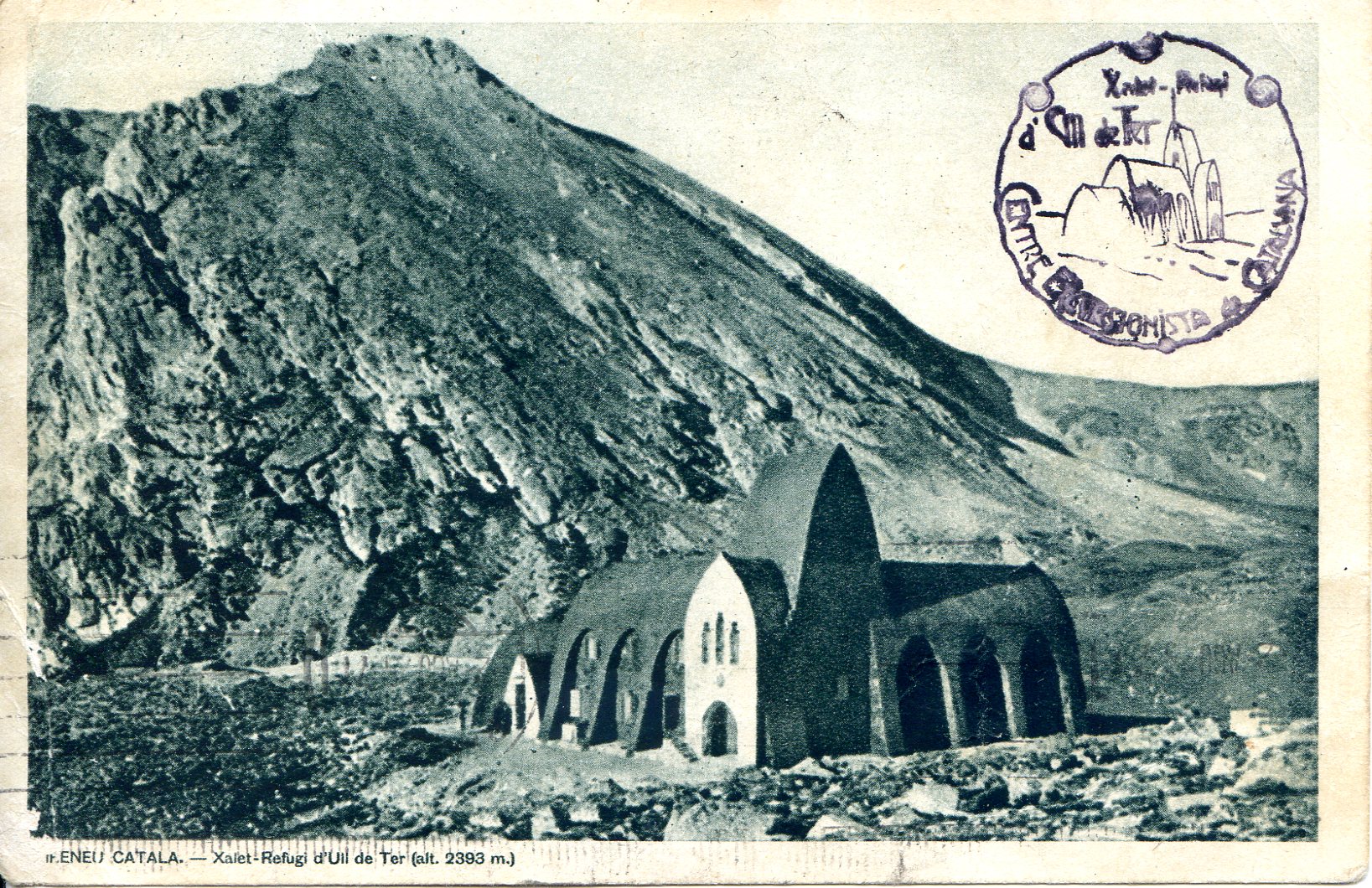 PIRENEU CATALA. - Xalet Refugi d'Ull de Ter (alt. 2393 m.) - Portada
