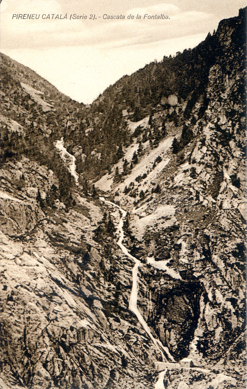 PIRINEU CATALÁ (Serie 2).- Cascata de la Fontalba. - Portada