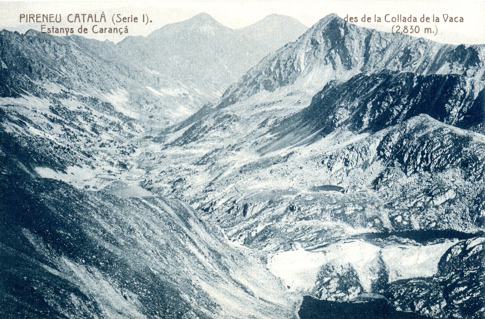 PIRINEU CATALÁ (Serie I). - Estanys de Carançá des de la Collada de la Vaca (2,830 m.) - Portada
