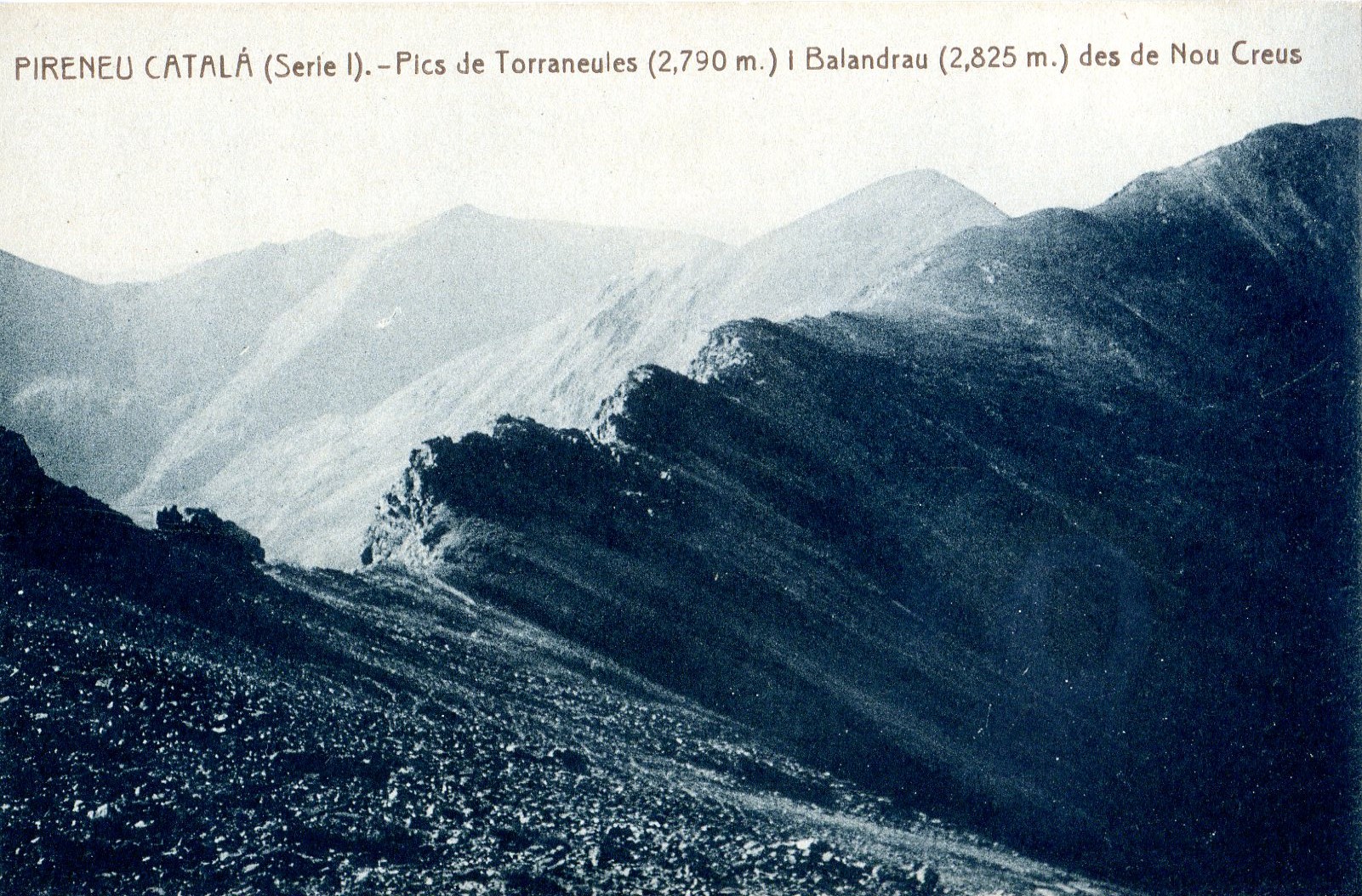 PIRINEU CATALÁ (Serie I). - Pics de Torraneules (2,790 m.) i Balandrau (2,825 m.) des de Nou Creus - Portada