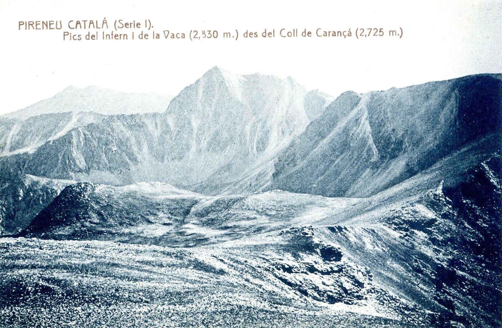PIRINEU CATALÁ (Serie I). - Pics del Infern i de la Vaca (2,830 m.) des del Coll de Carançá (2,725 m.) - Portada