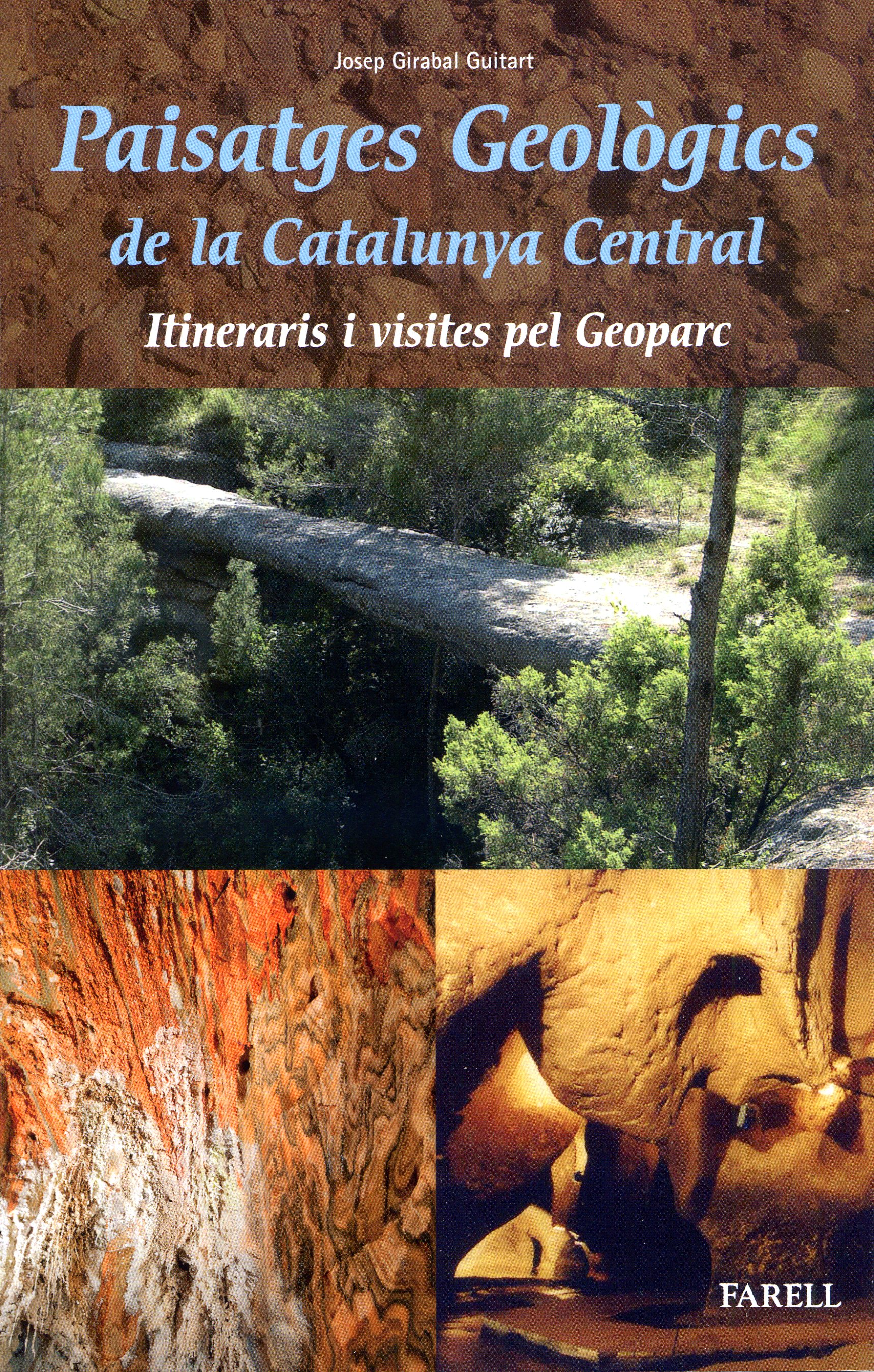 Paisatges geològics de la Catalunya central : Itineraris i visites pel geoparc - Portada