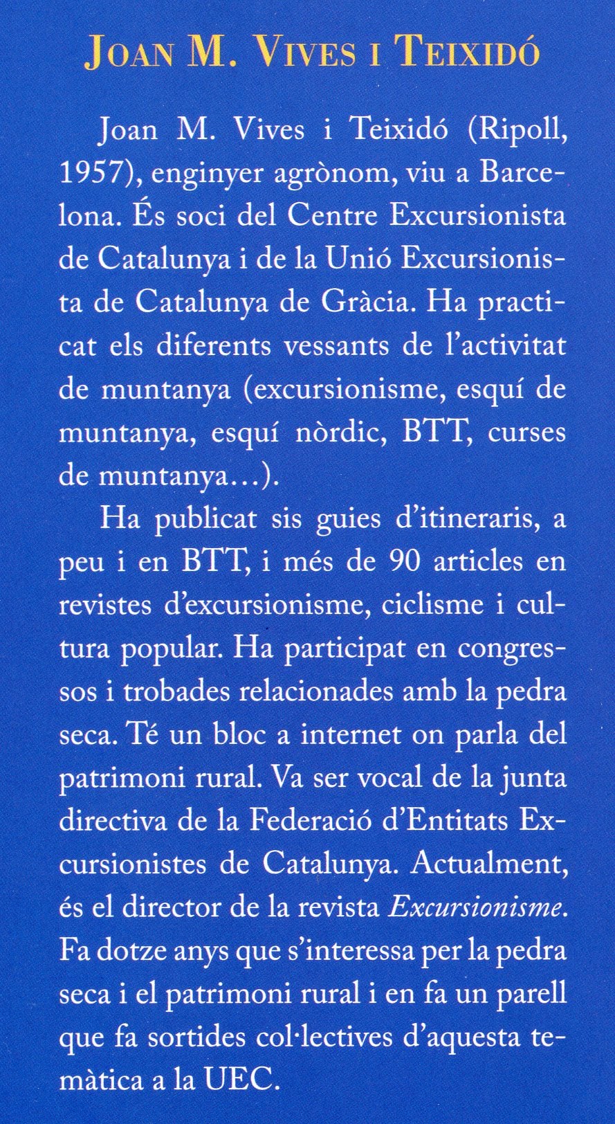 Patrimoni rural i pedra seca : 20 itineraris a peu i en BTT - Miniatura 5