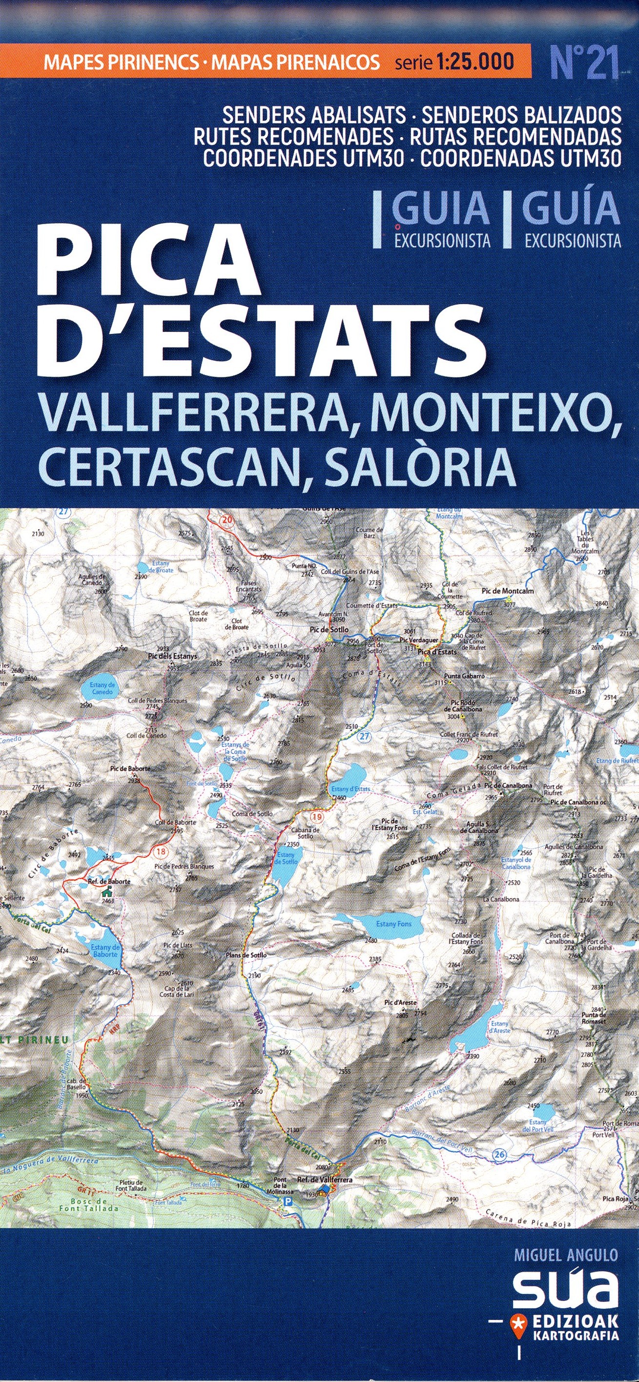 Pica d'Estats : Vallferrera, Monteixo, Certescan, Salòria - Portada