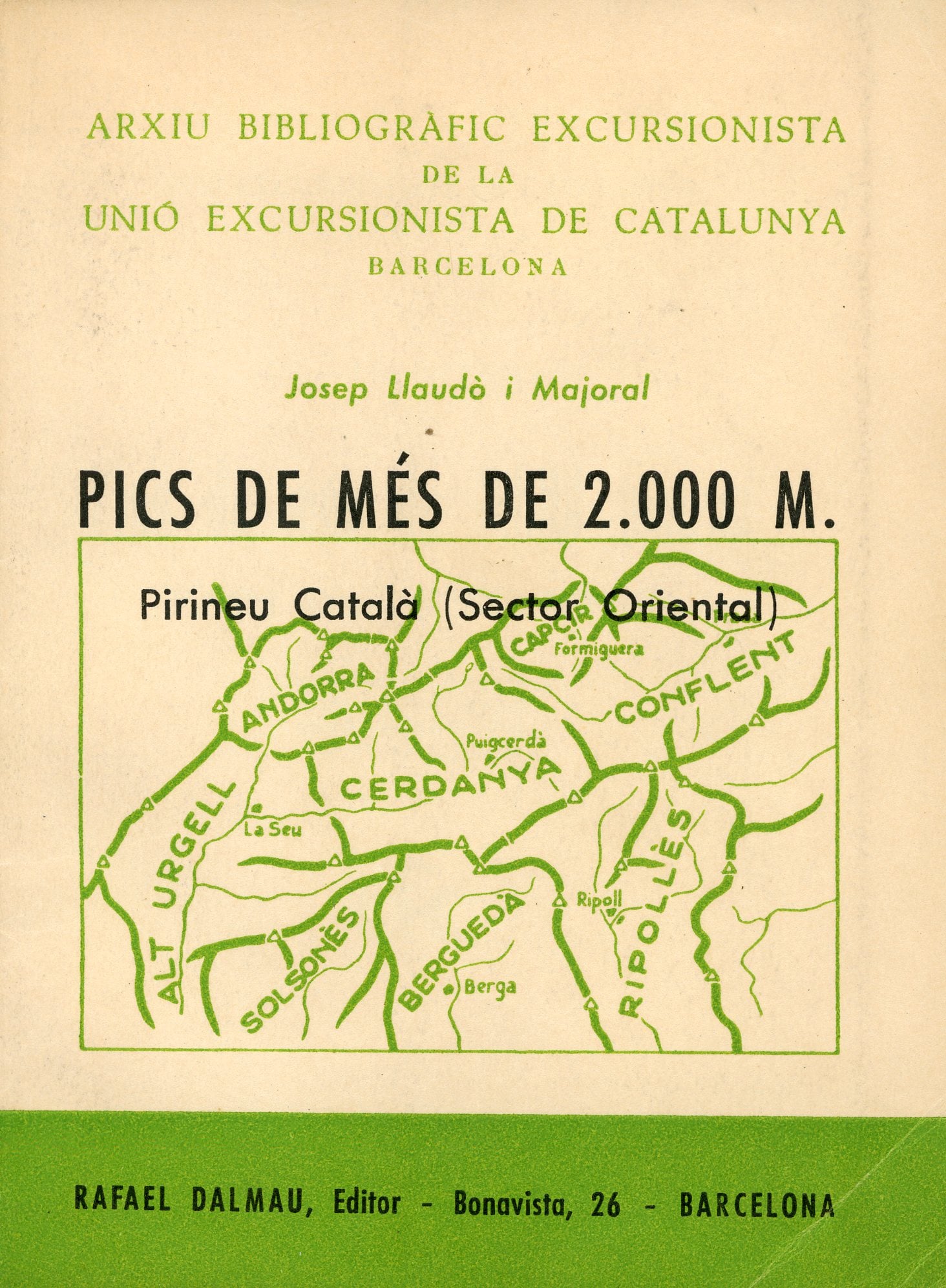 Pics de més de 2000 m : Pirineu Català (Sector Oriental) - Portada