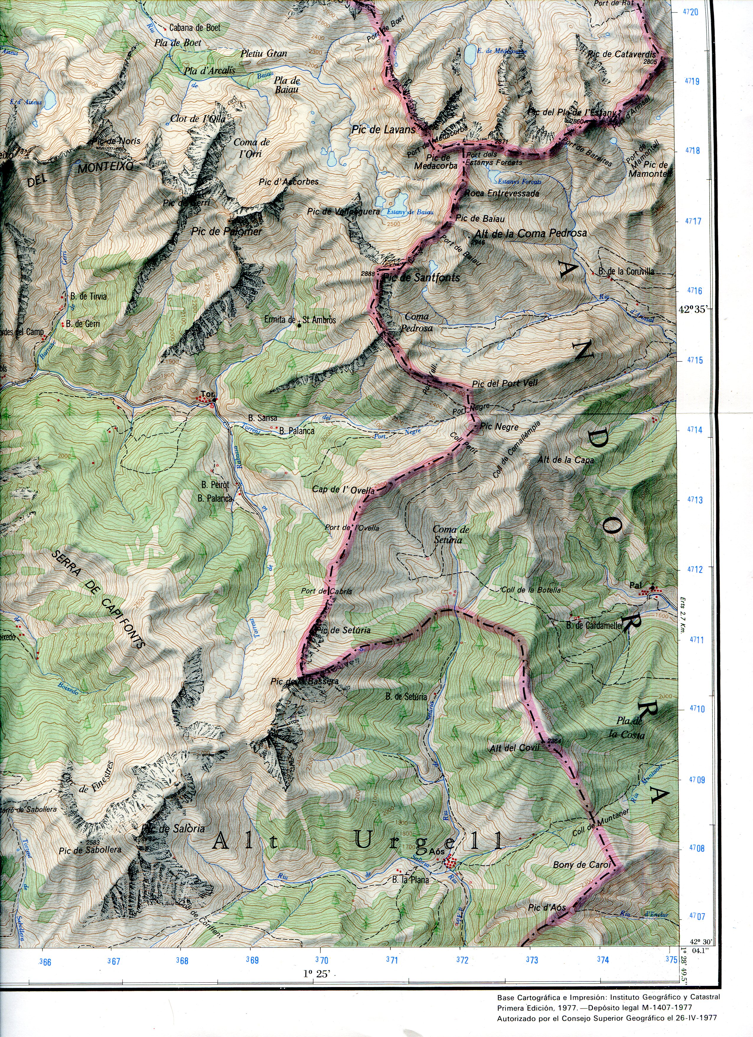 Pirineos : (Cap d'Aran-Pallars Sobirà) - Miniatura 2